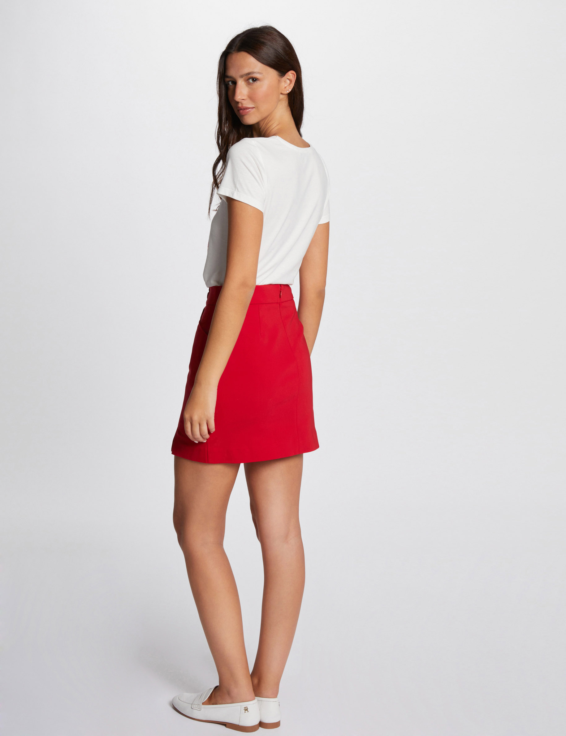 Morgan jupe rouge sale