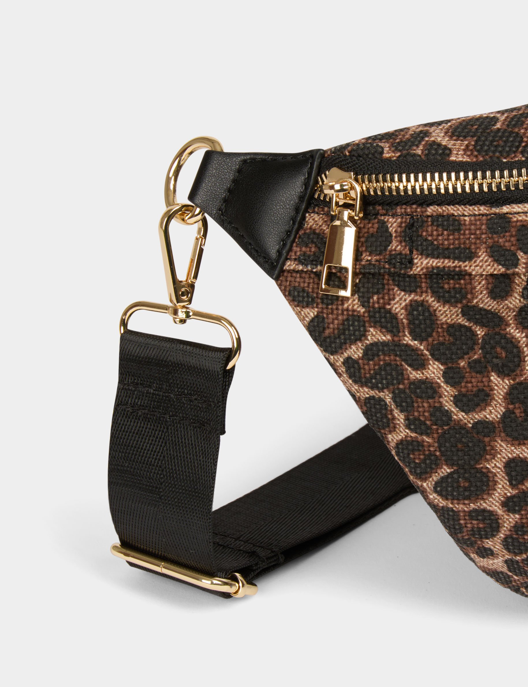 sac banane imprime leopard multicolore femme Sac banane imprimé léopard multicolore femme