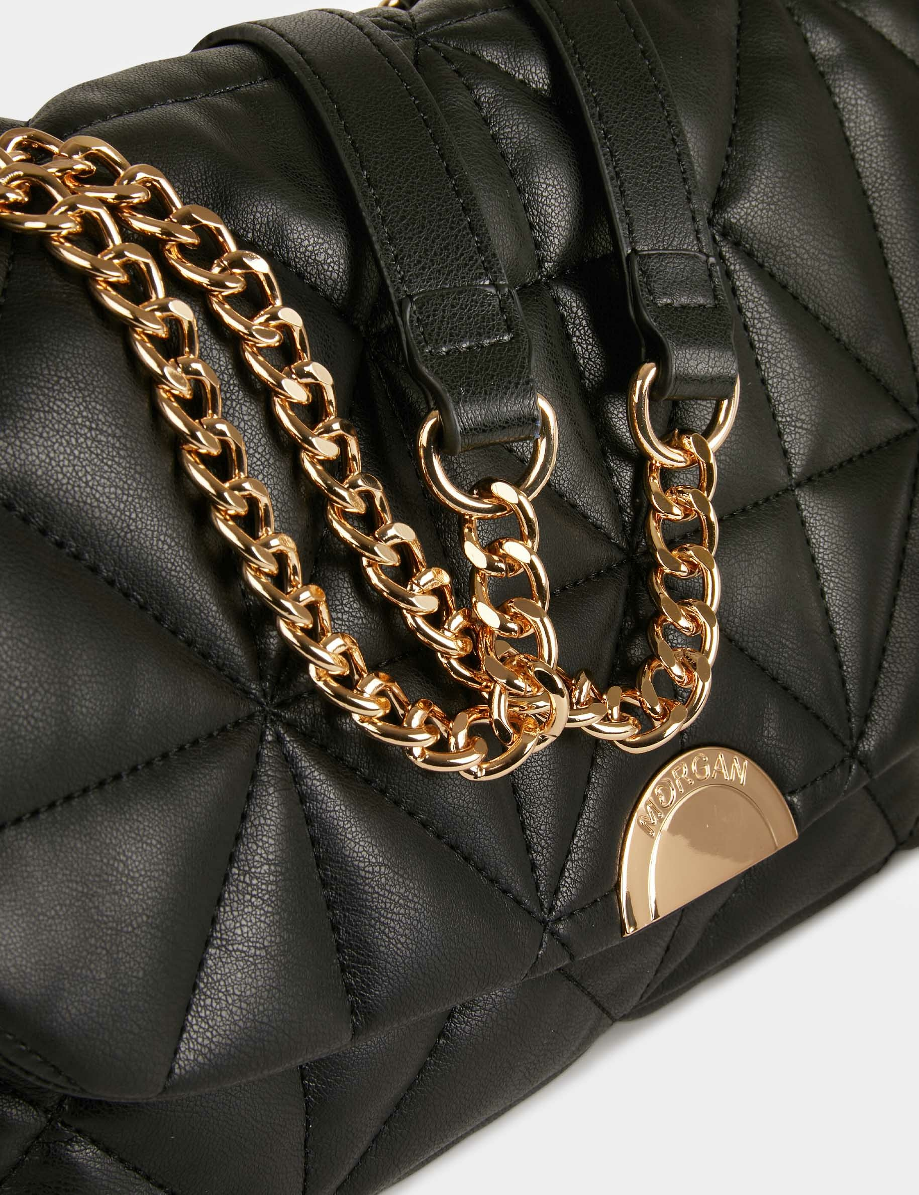 Sac pochette matelassé noir femme Sac pochette matelassé noir femme