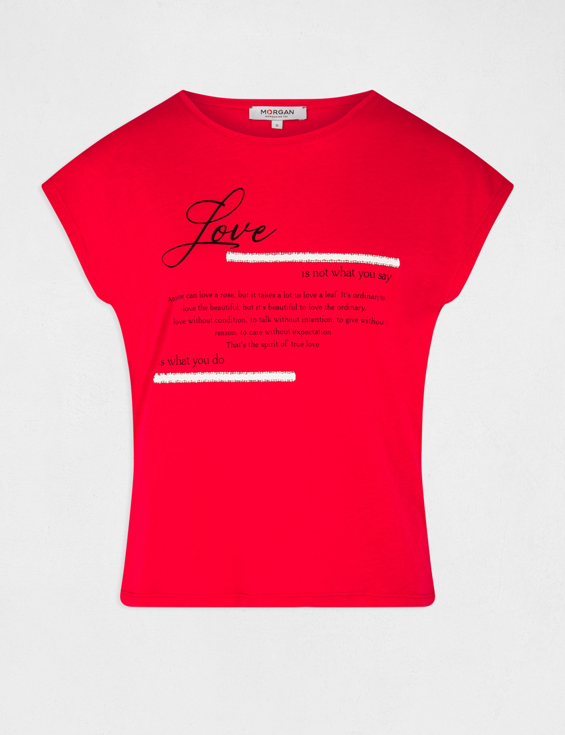 T-shirt manches courtes framboise femme T-shirt manches courtes framboise femme