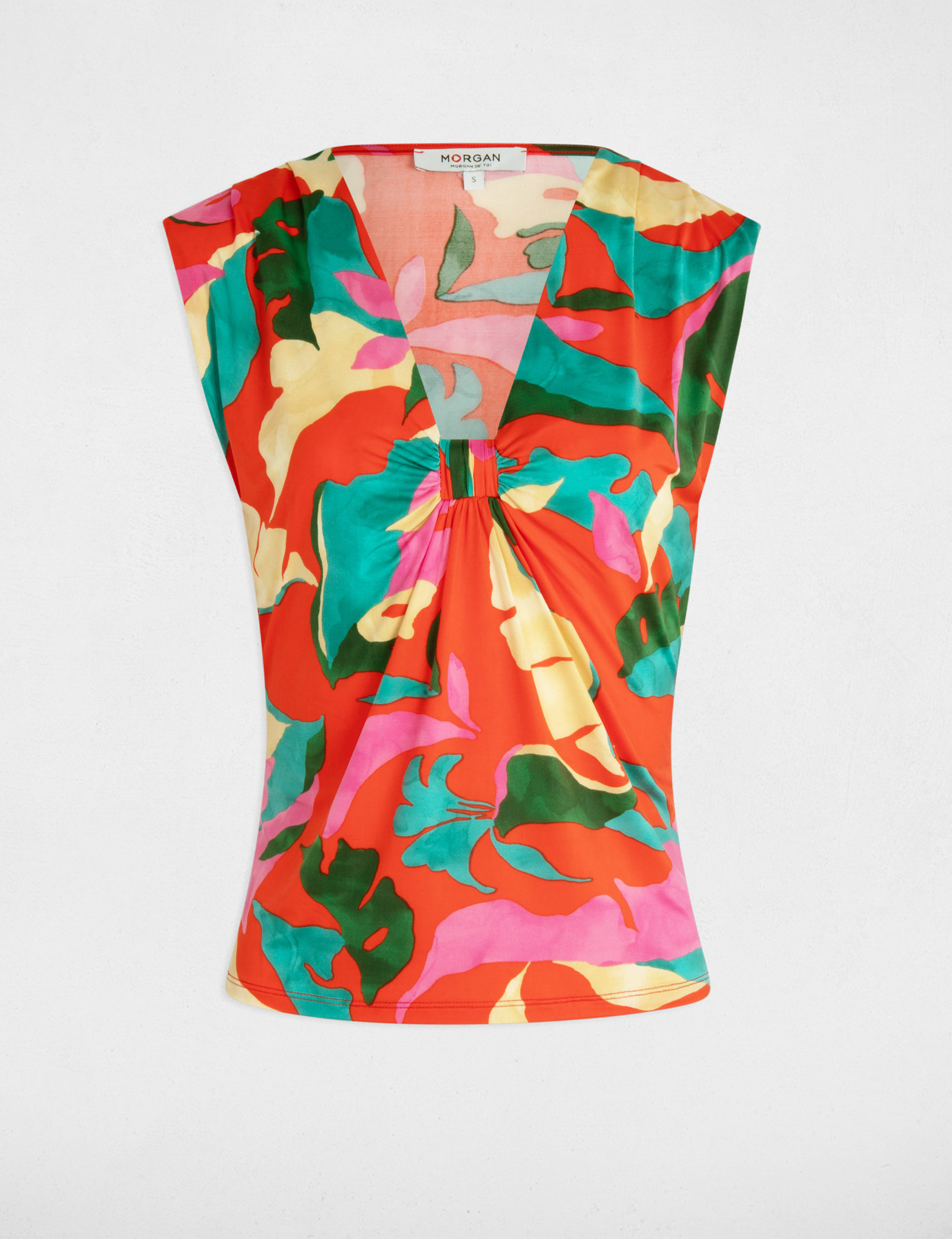 debardeur sans manches multicolore femme Débardeur sans manches multicolore femme