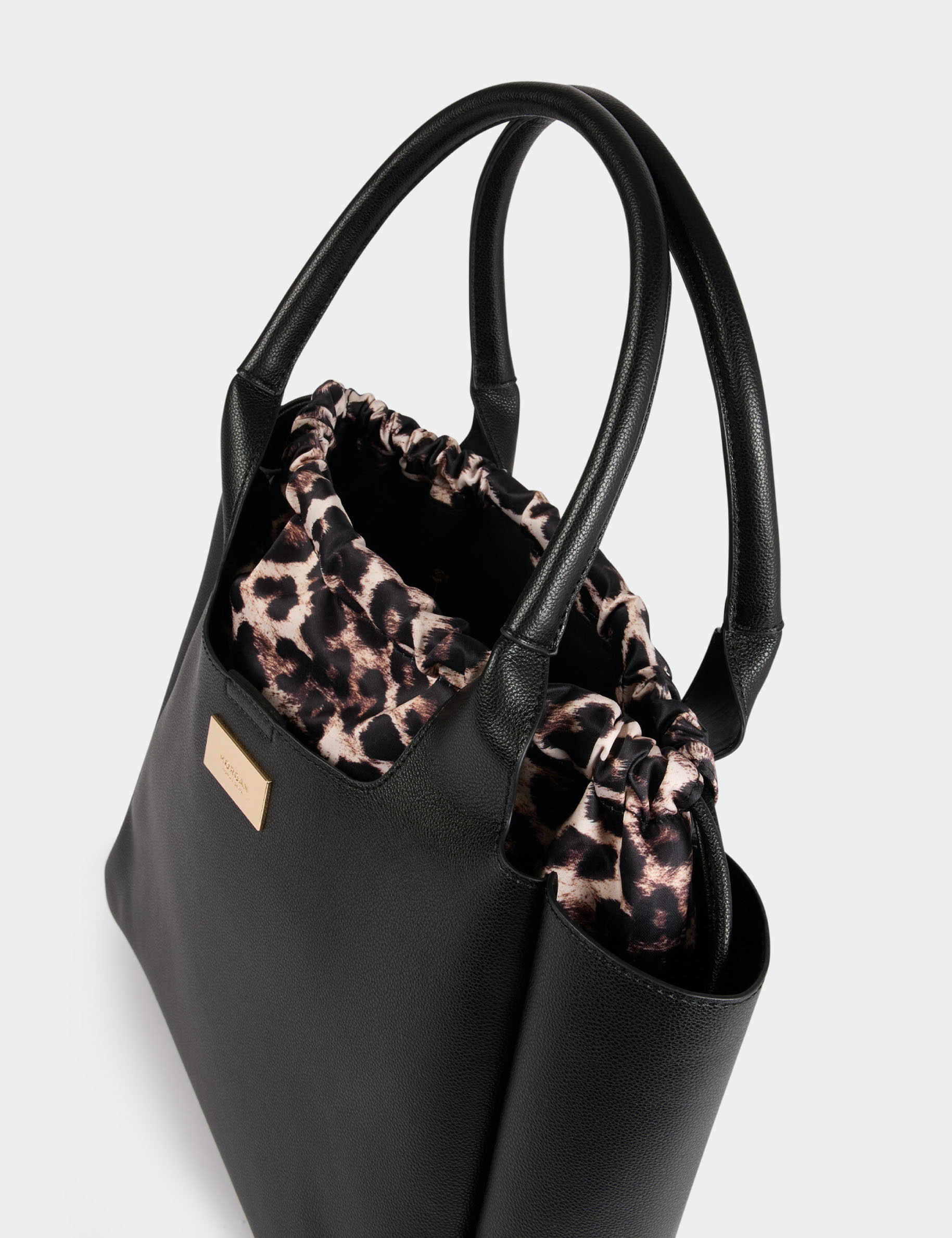 sac cabas avec pochette noir femme Sac cabas avec pochette noir femme