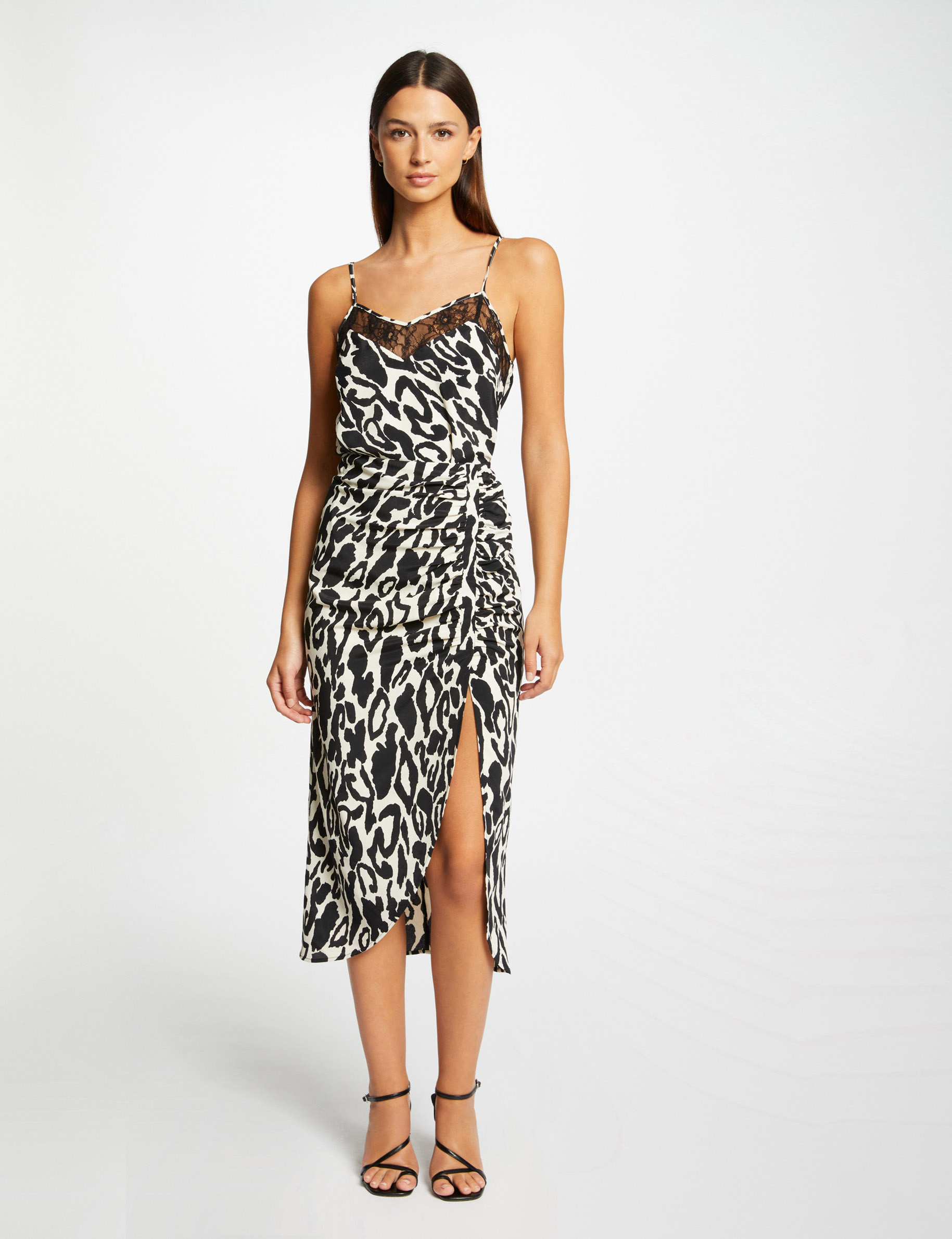 blouse bretelles fines imprime animalier multico femme Blouse bretelles fines imprimé animalier multico femme