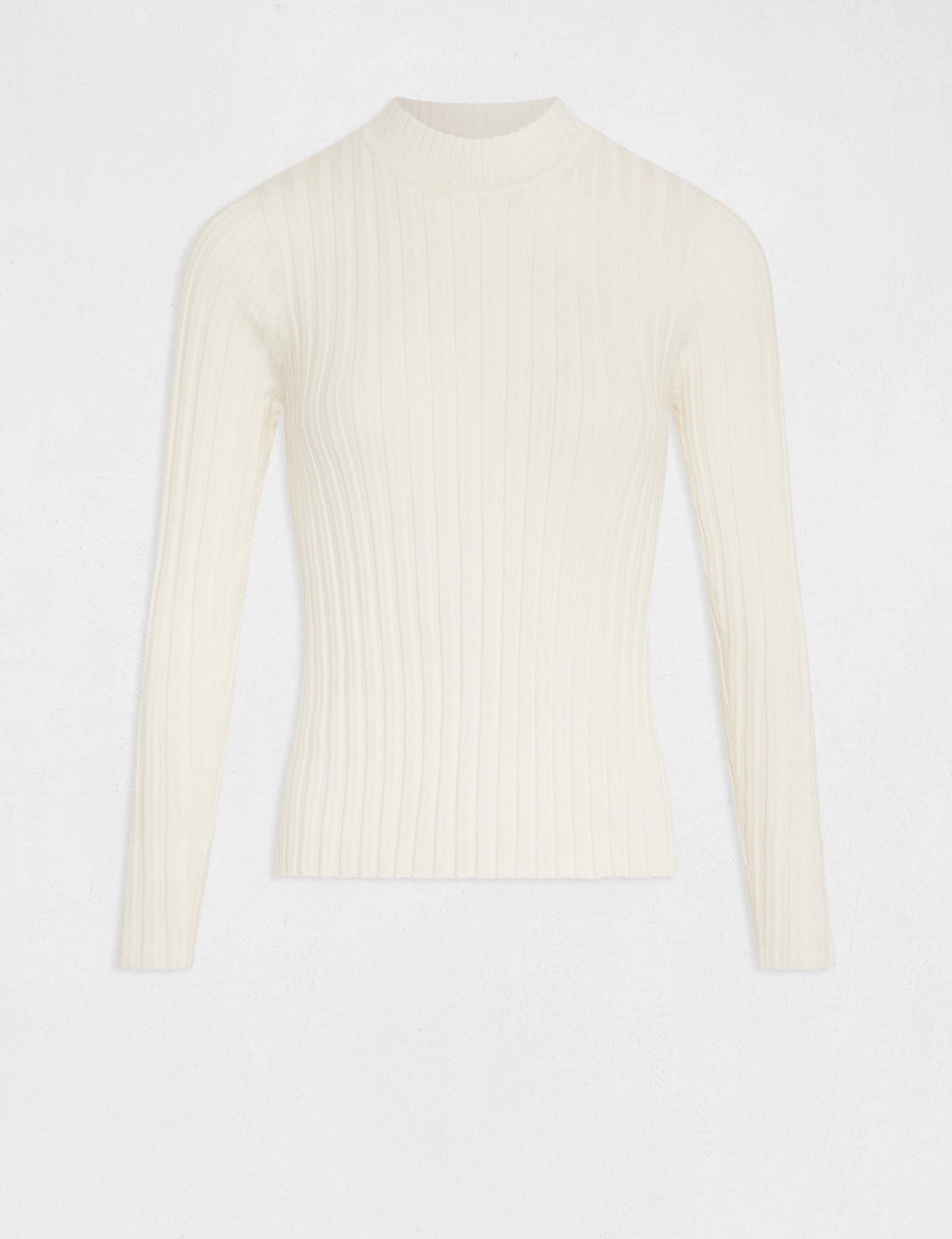pull manches longues avec dos ouvert ivoire femme Pull manches longues avec dos ouvert ivoire femme
