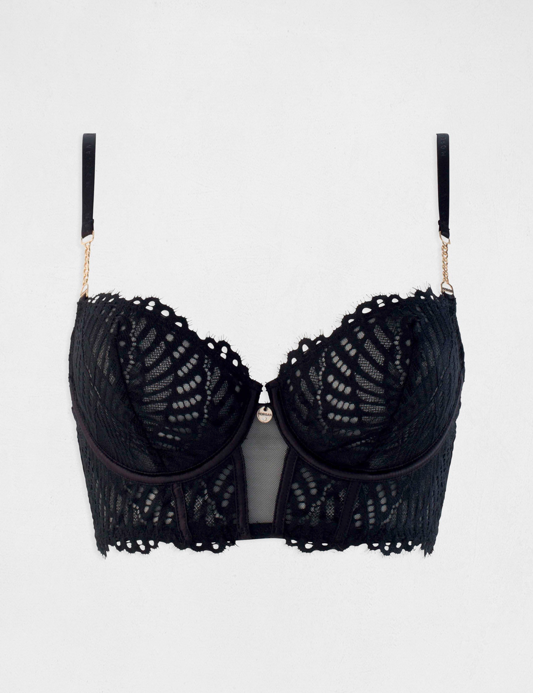 Soutien-gorge armatures noir femme
