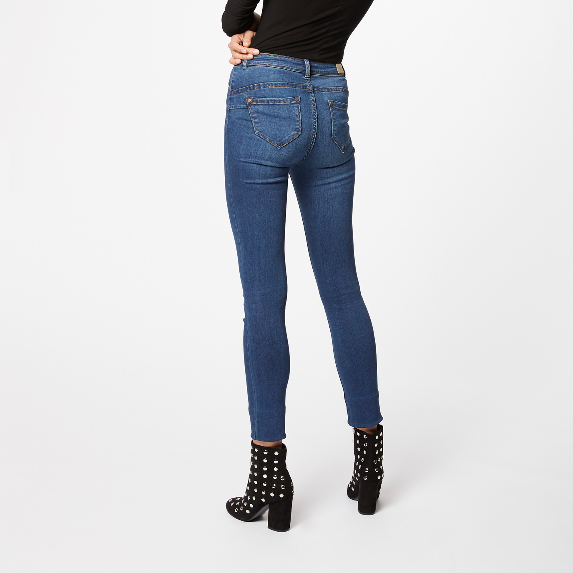 Jean slim effet délavé jean stone femme Jean slim effet délavé jean stone femme