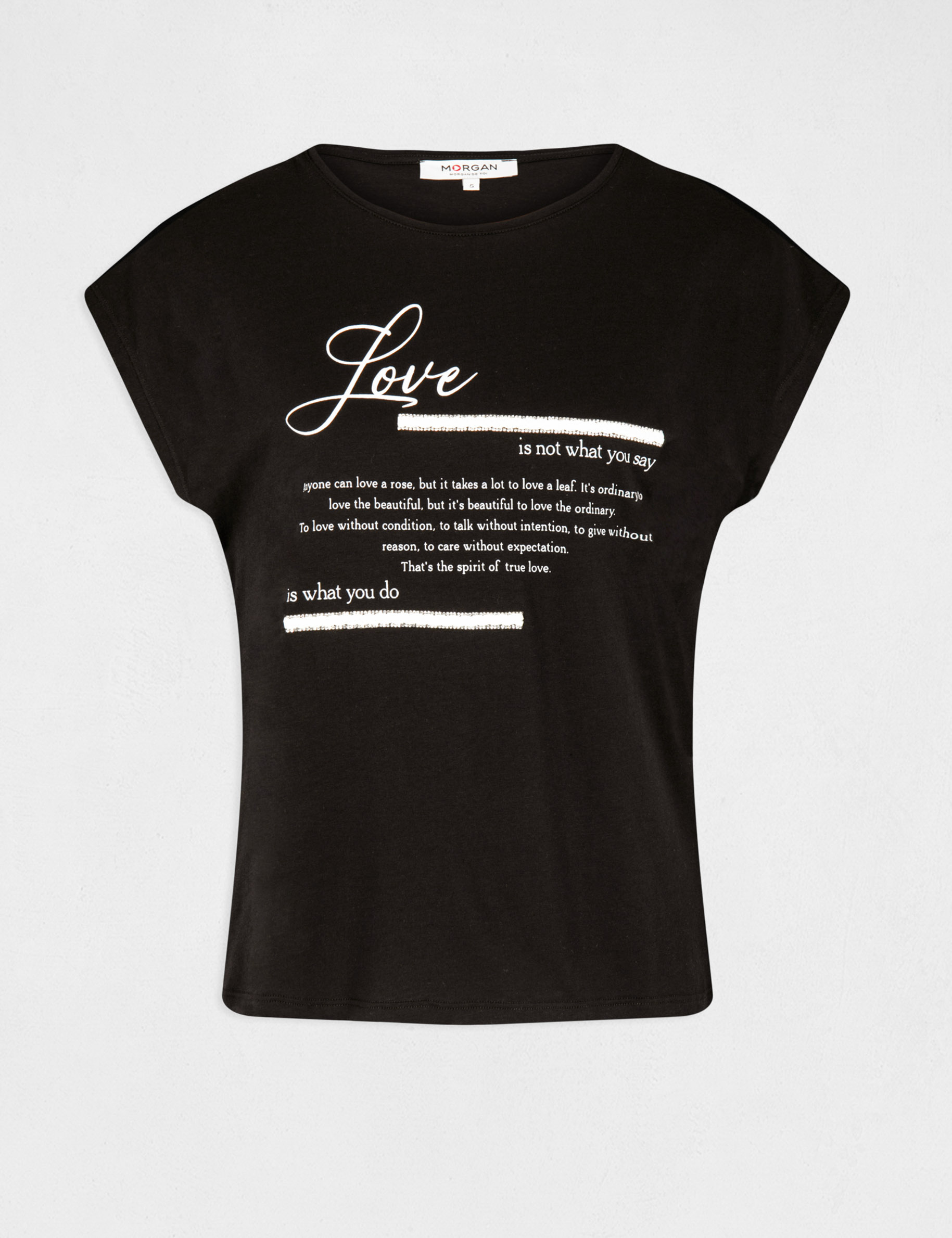 T-shirt manches courtes noir femme T-shirt manches courtes noir femme