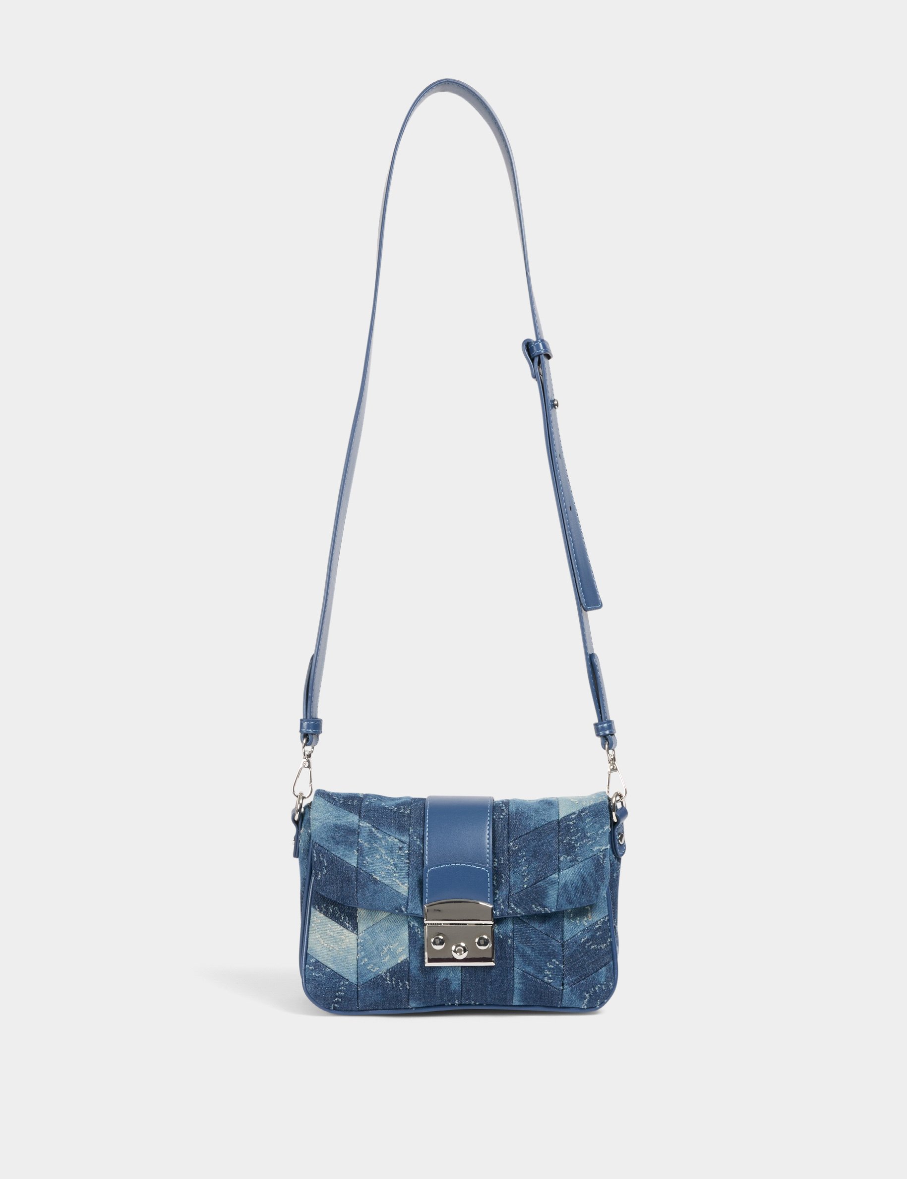 sac bandouliere en jean denim stone femme Sac bandoulière en jean denim stone femme