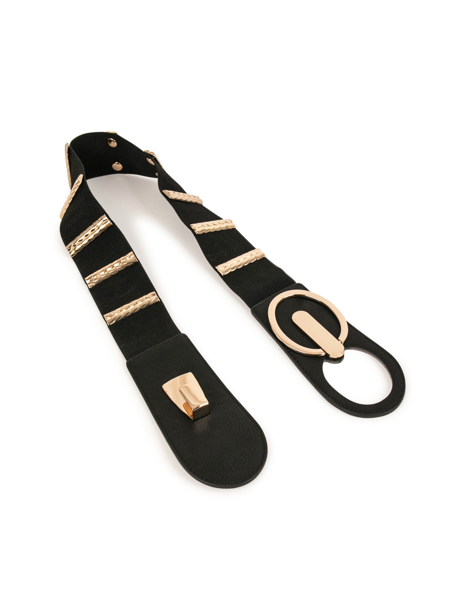 ceinture elastiquee avec ornements dore femme Ceinture élastiquée avec ornements dore femme