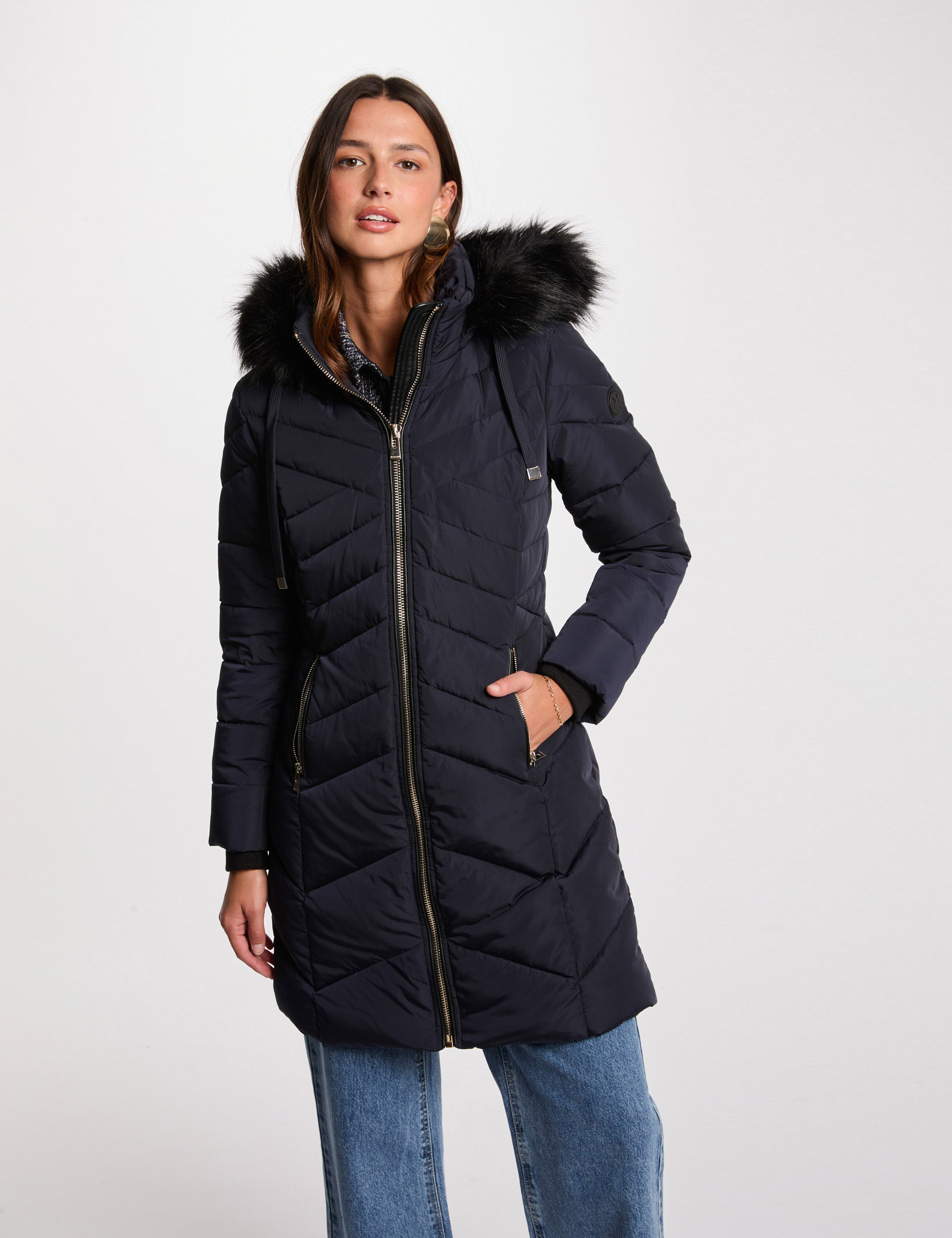 Robe Maxi Bleu Marine Femme – Taille 8-10 – Occasion Très Bon état