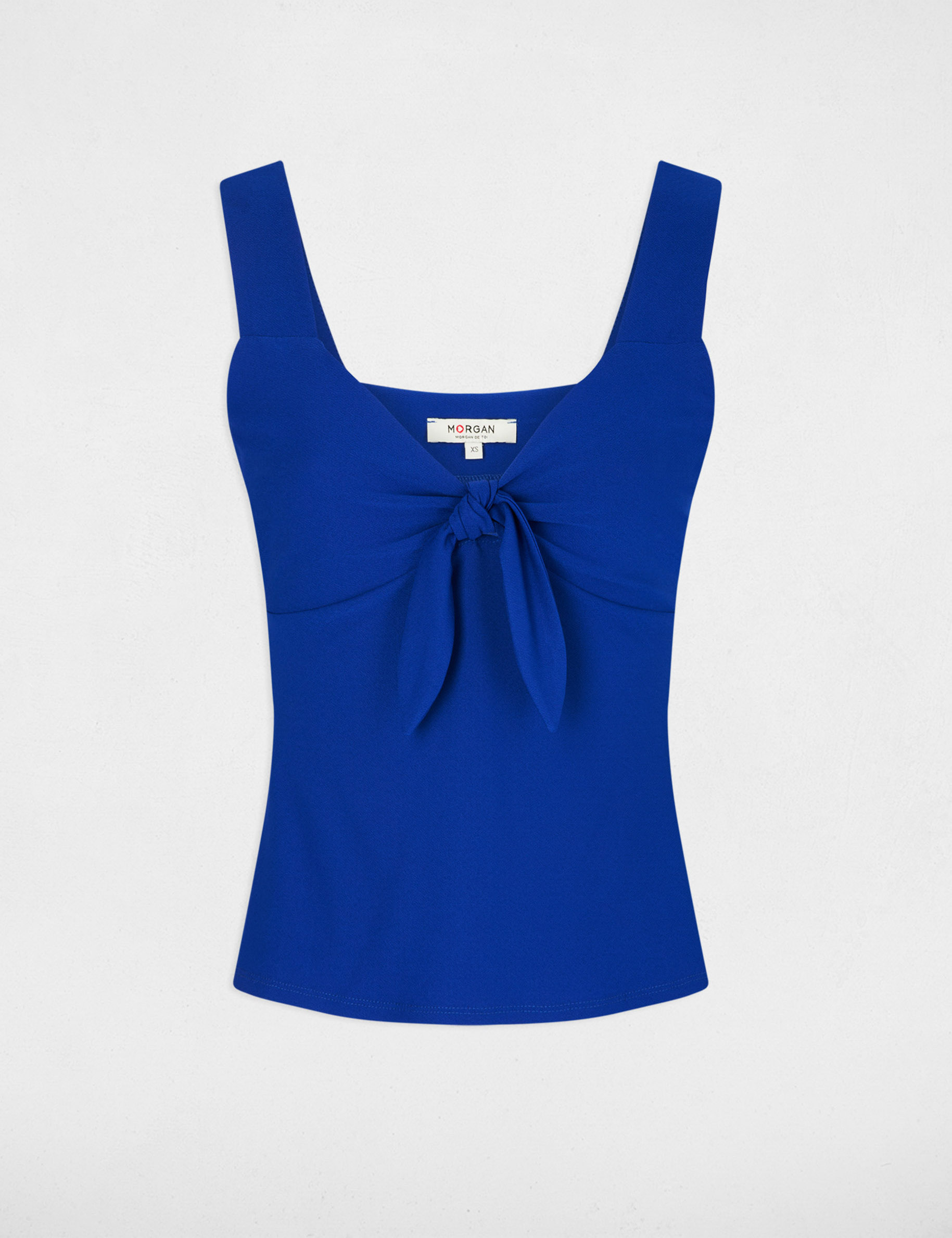 debardeur bretelles larges bleu electrique femme Débardeur bretelles larges bleu electrique femme