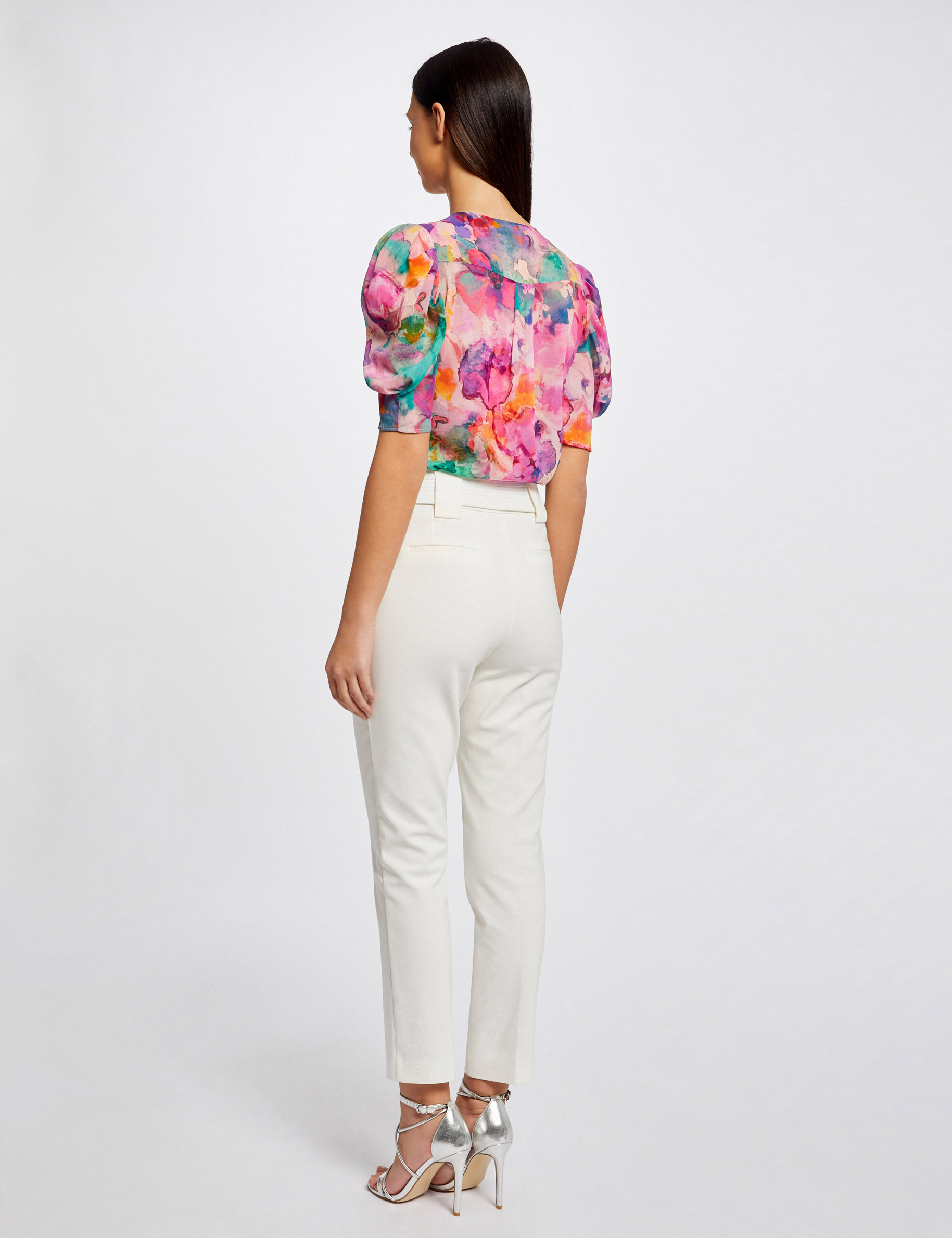 Chemise manches courtes imprimée multico femme Chemise manches courtes imprimée multico femme