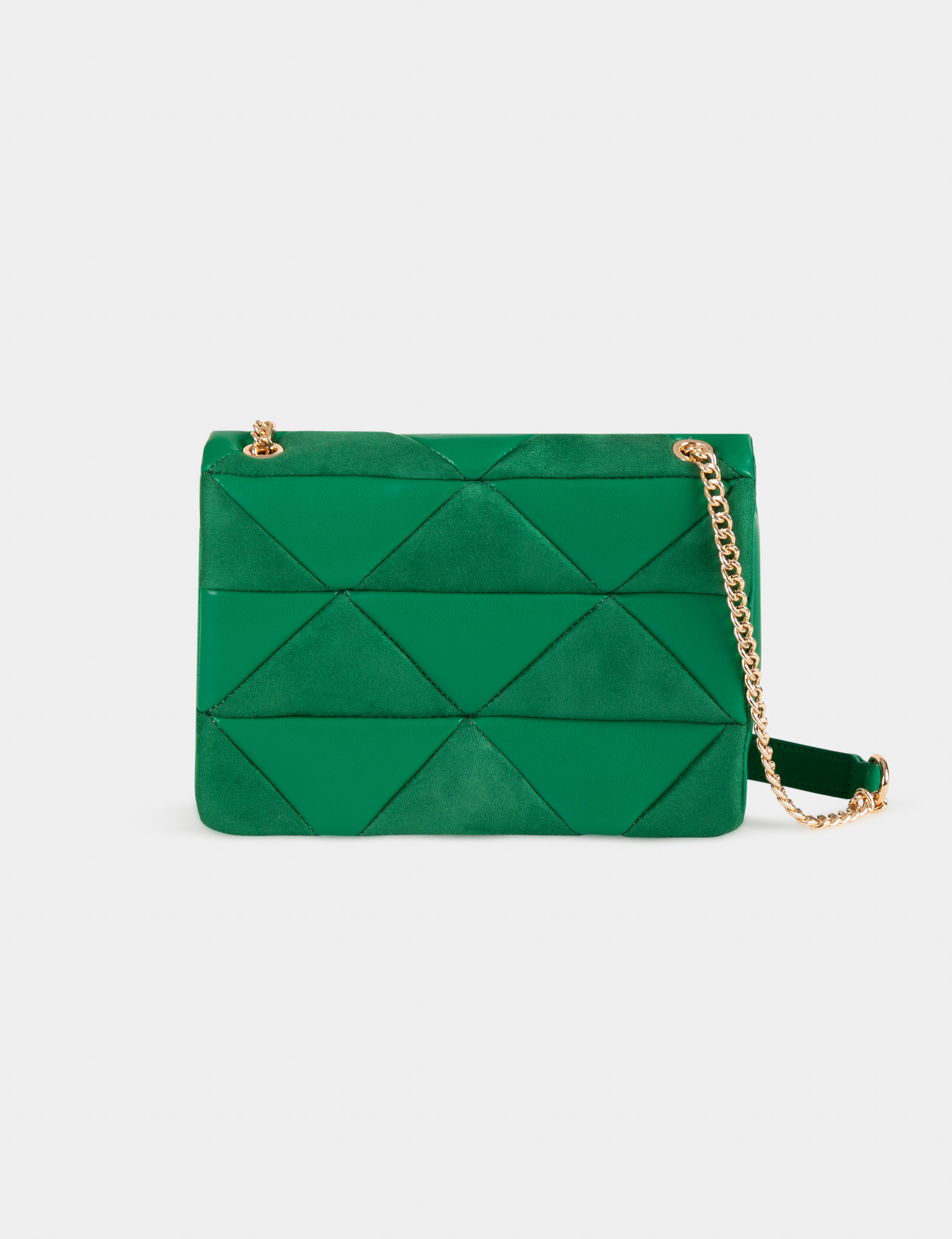 Sac pochette à bandoulière chaîne vert femme Sac pochette à bandoulière chaîne vert femme