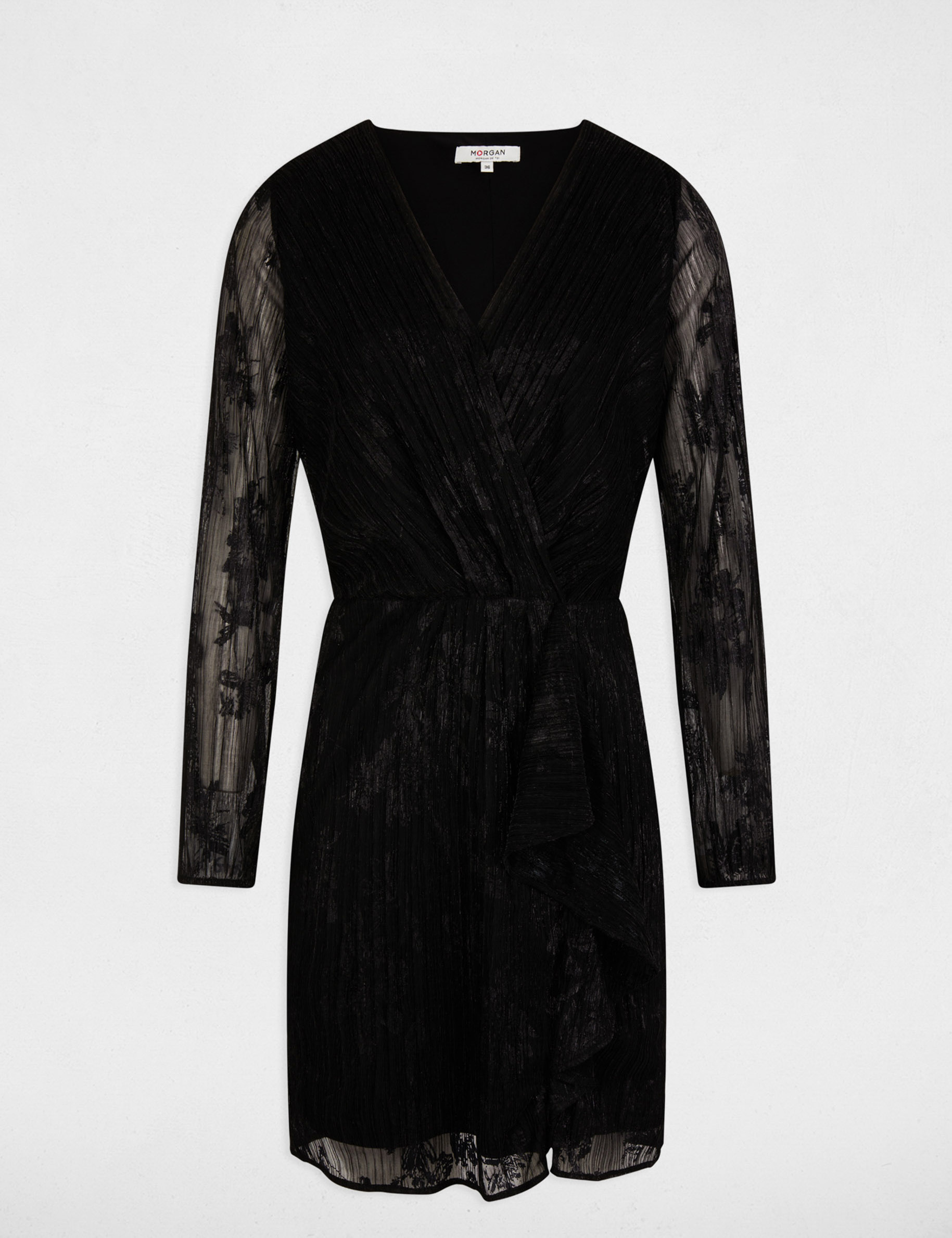 robe courte ajustee noir femme Robe courte ajustée noir femme
