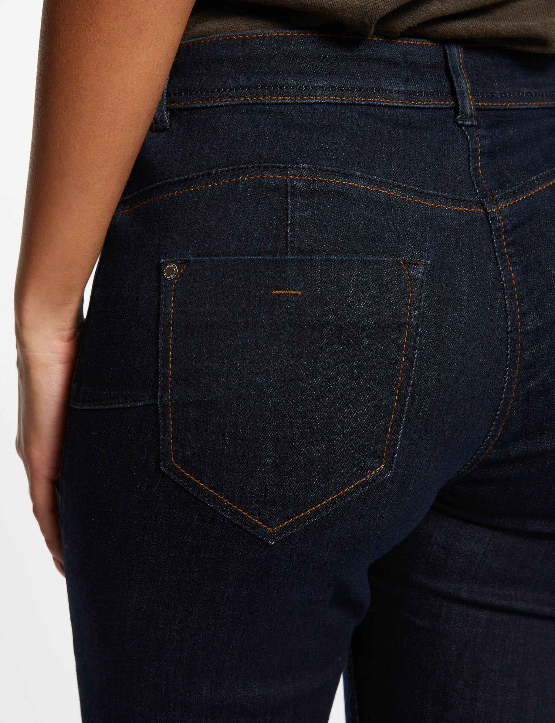 Jeans slim taille standard jean brut femme