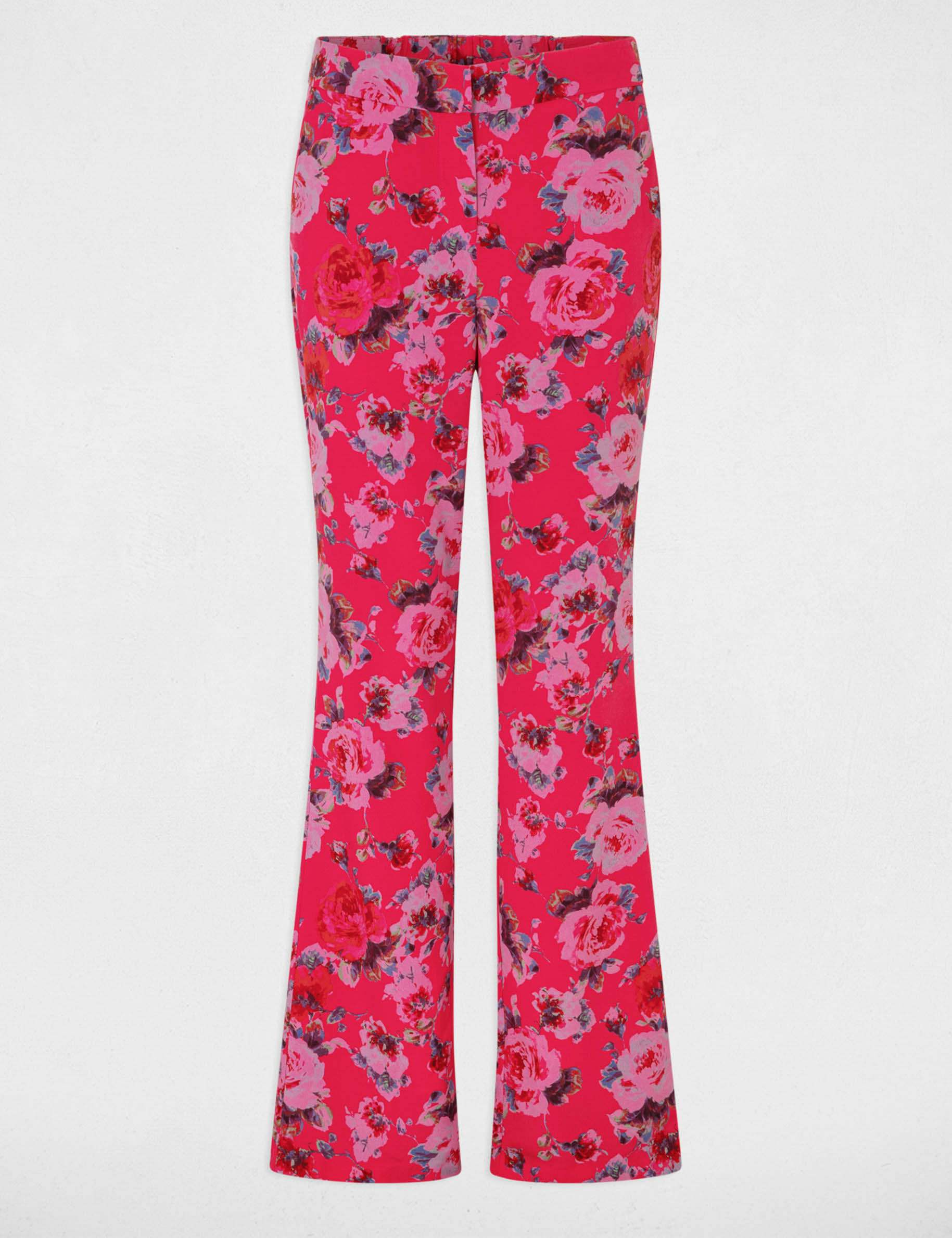 pantalon ajuste imprime multico femme Pantalon ajusté imprimé multico femme
