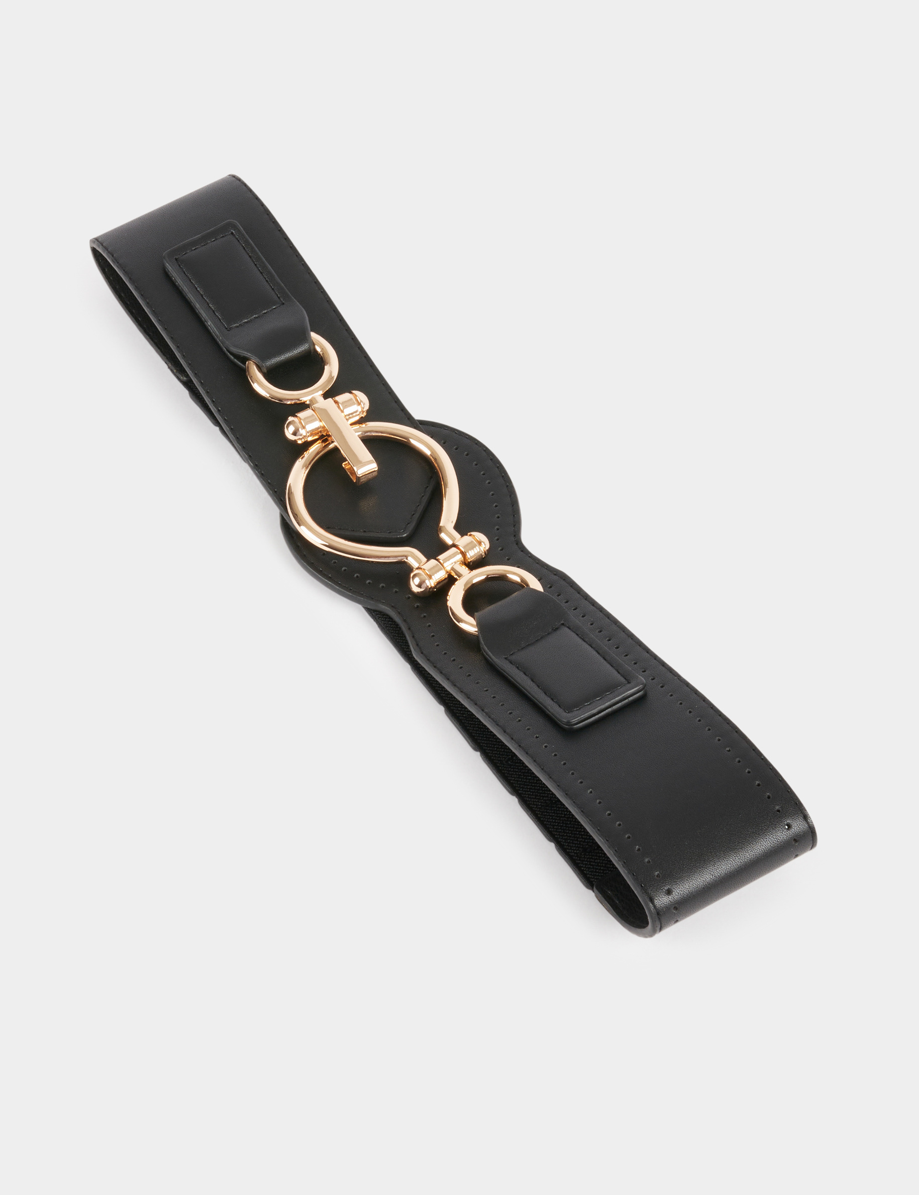 ceinture elastiquee noir femme Ceinture élastiquée noir femme