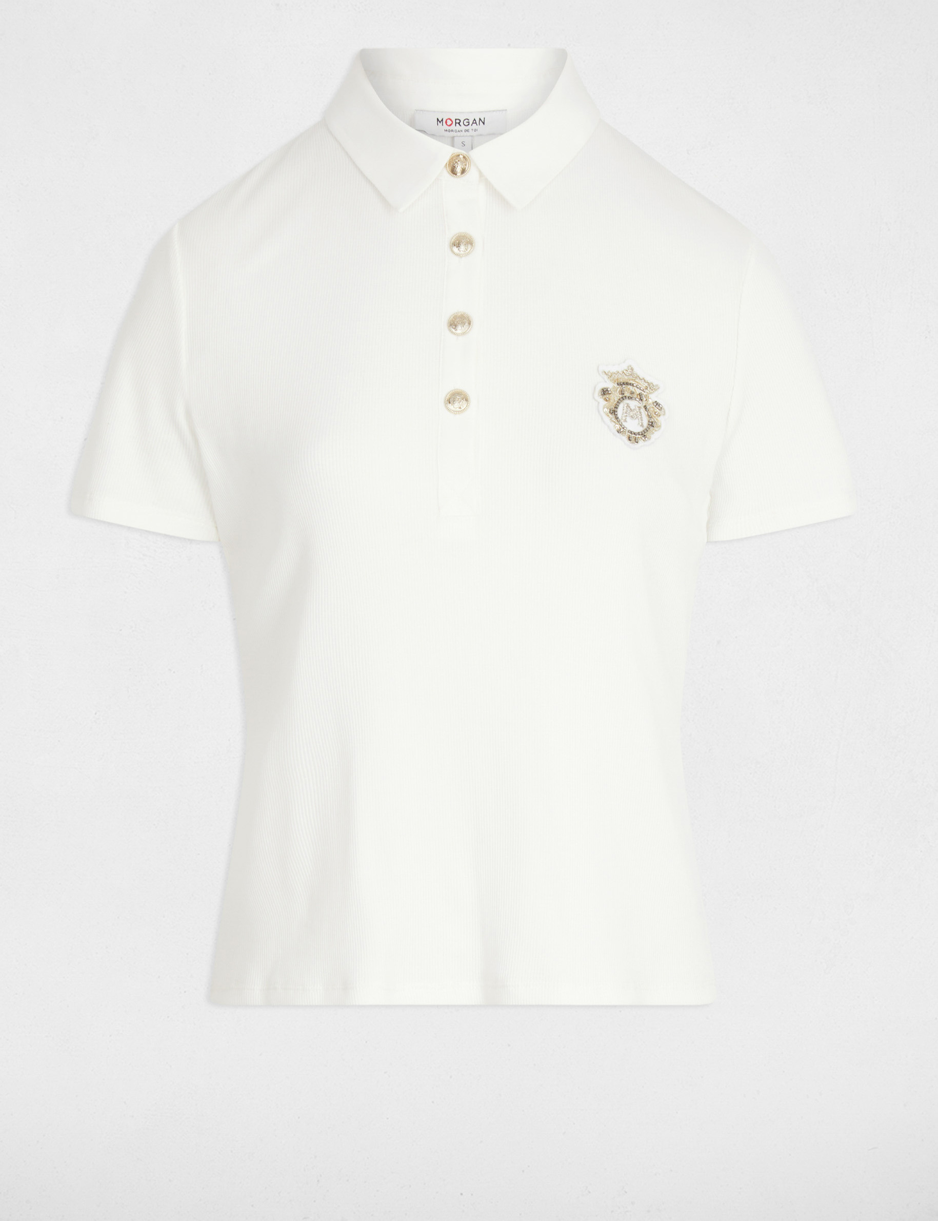 t shirt manches courtes blanc femme T-shirt manches courtes blanc femme
