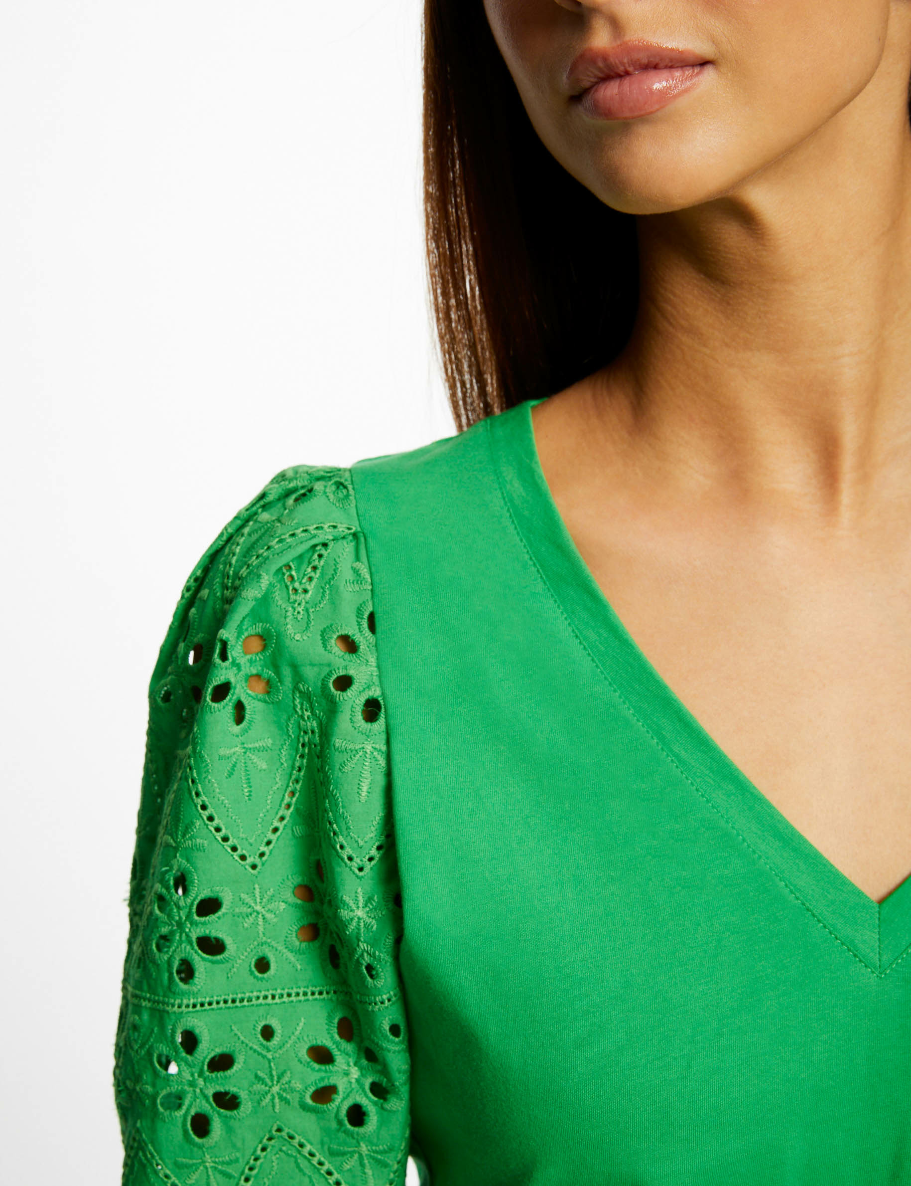 T-shirt à manches courtes vert femme T-shirt à manches courtes vert femme
