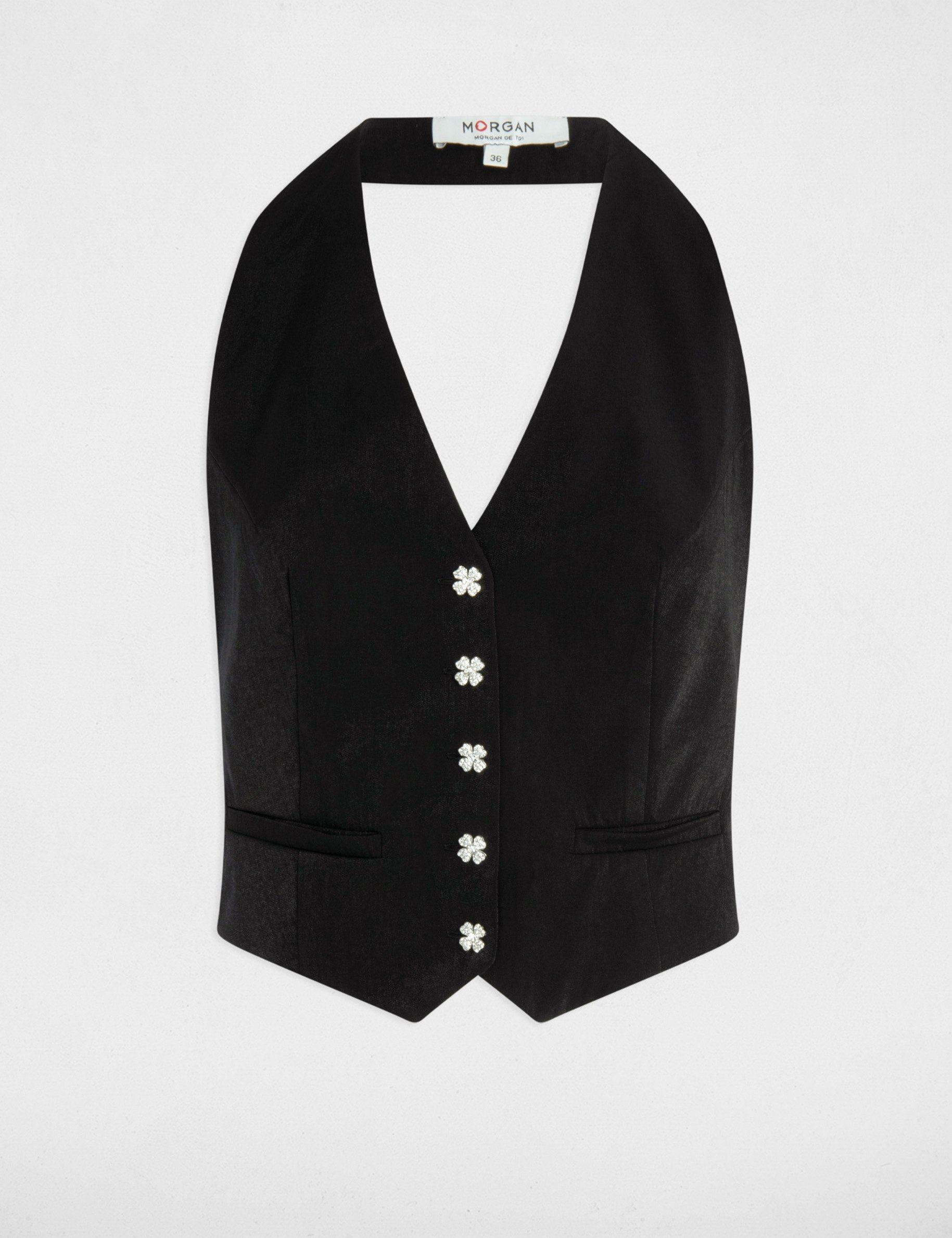 gilet sans manches noir femme Gilet sans manches noir femme