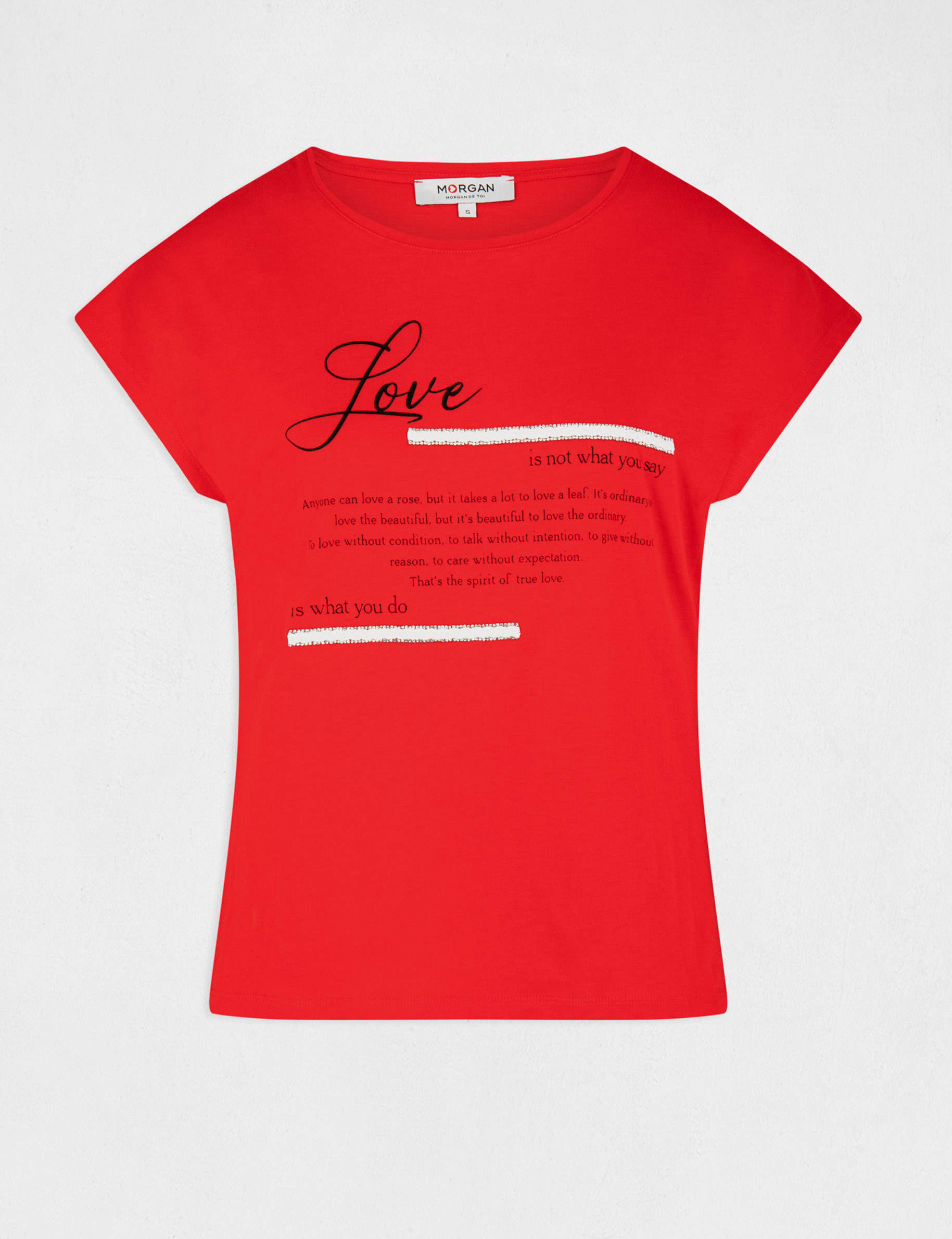 T-shirt manches courtes rouge femme T-shirt manches courtes rouge femme