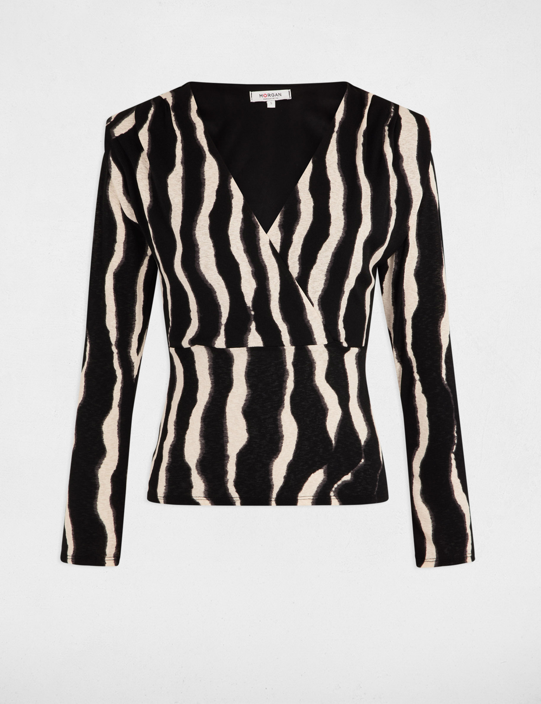 t shirt manches longues multicolore femme T-shirt manches longues multicolore femme