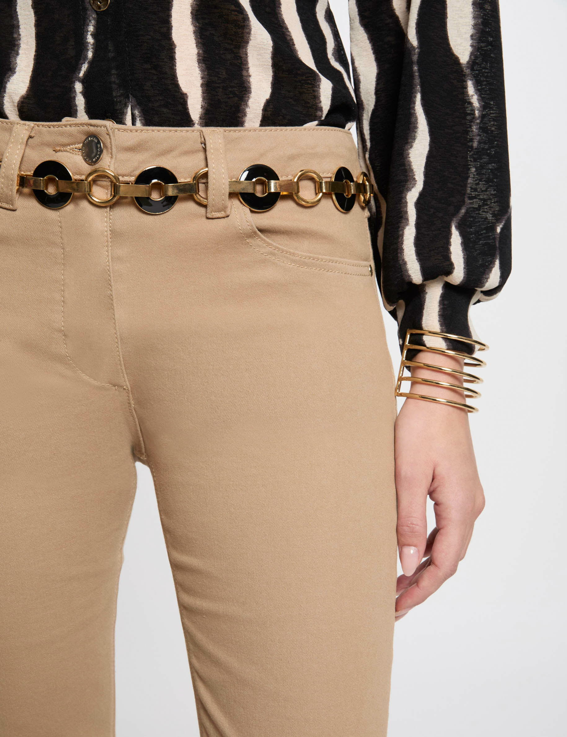 pantalon droit camel femme Pantalon droit camel femme
