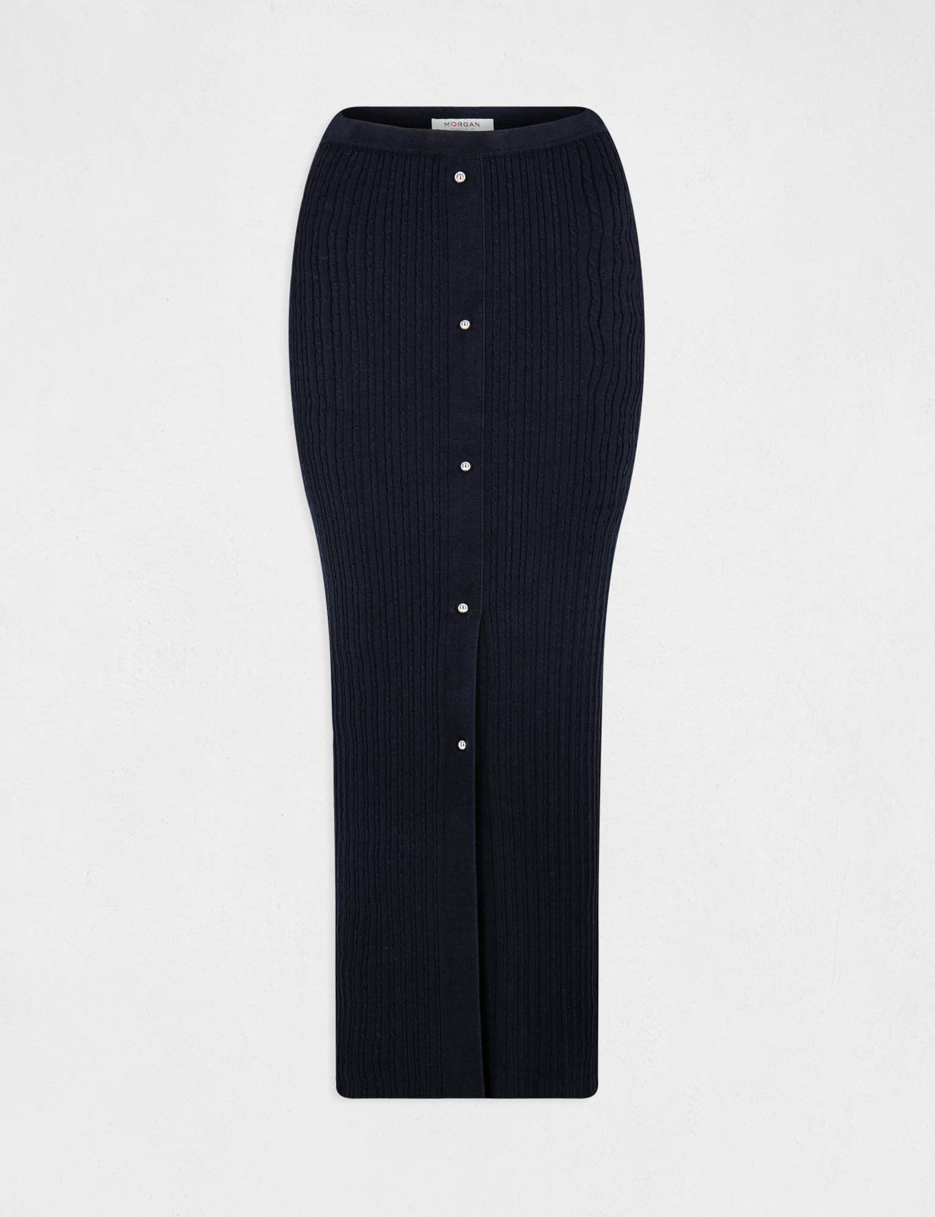 Jupe Skater Crown & Ivy Taille S - Tricot Imprimé Corde Nautique Rouge Et Bleu Marine, Stretch