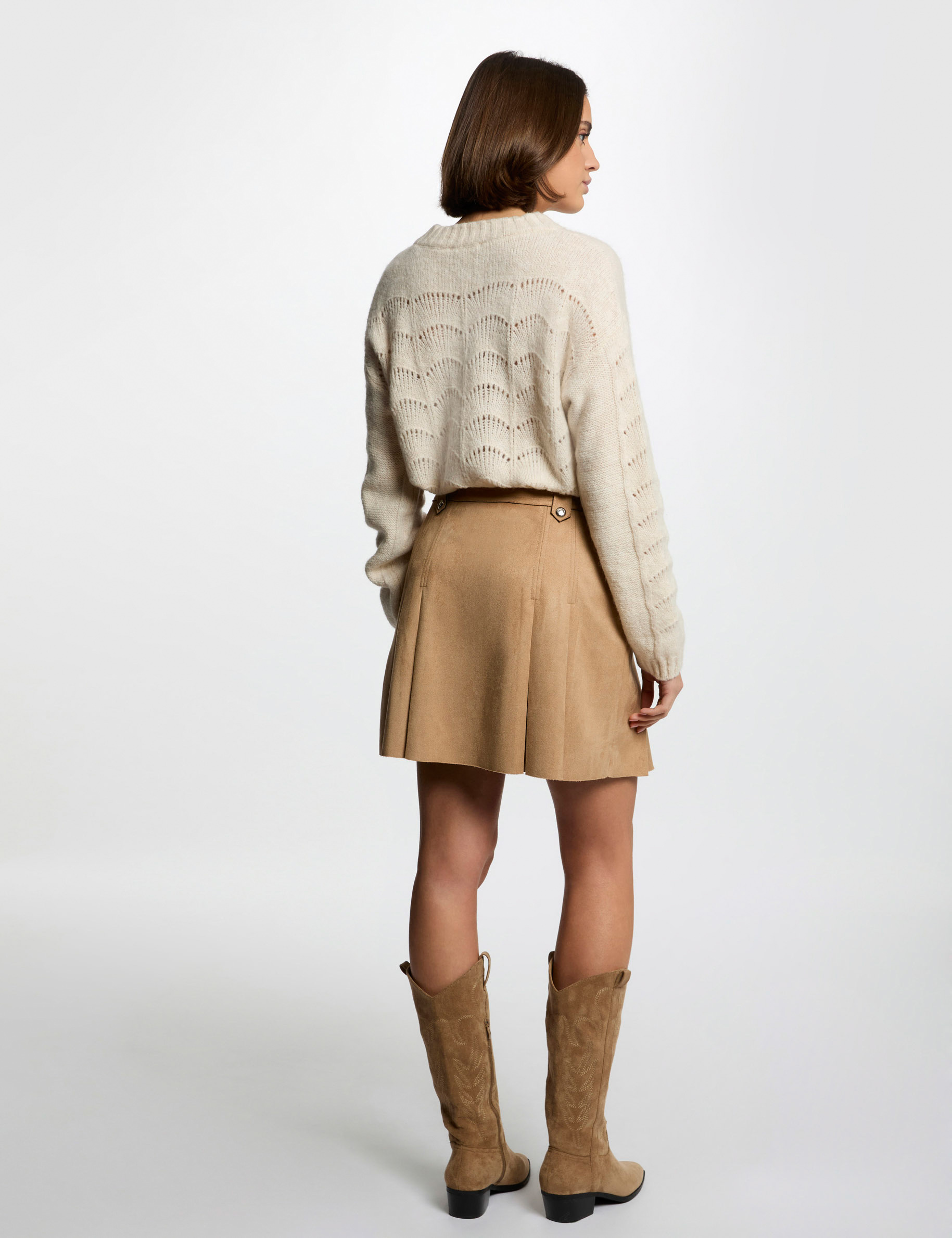 pull manches longues ivoire femme Pull manches longues ivoire femme