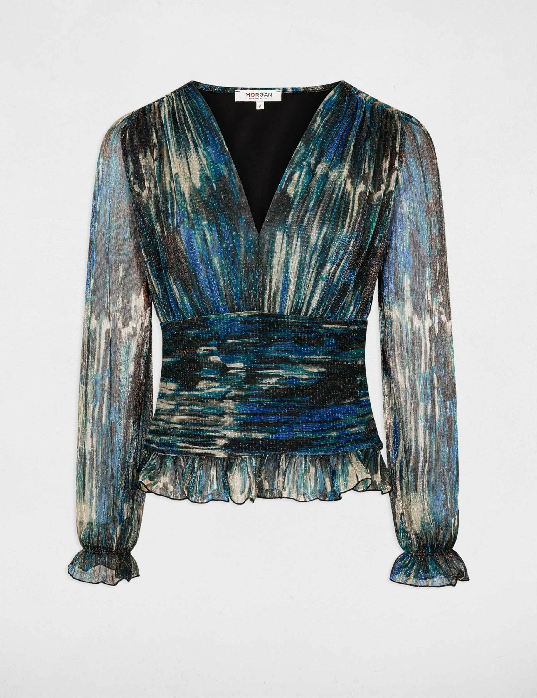 t shirt manche longue imprimé femme