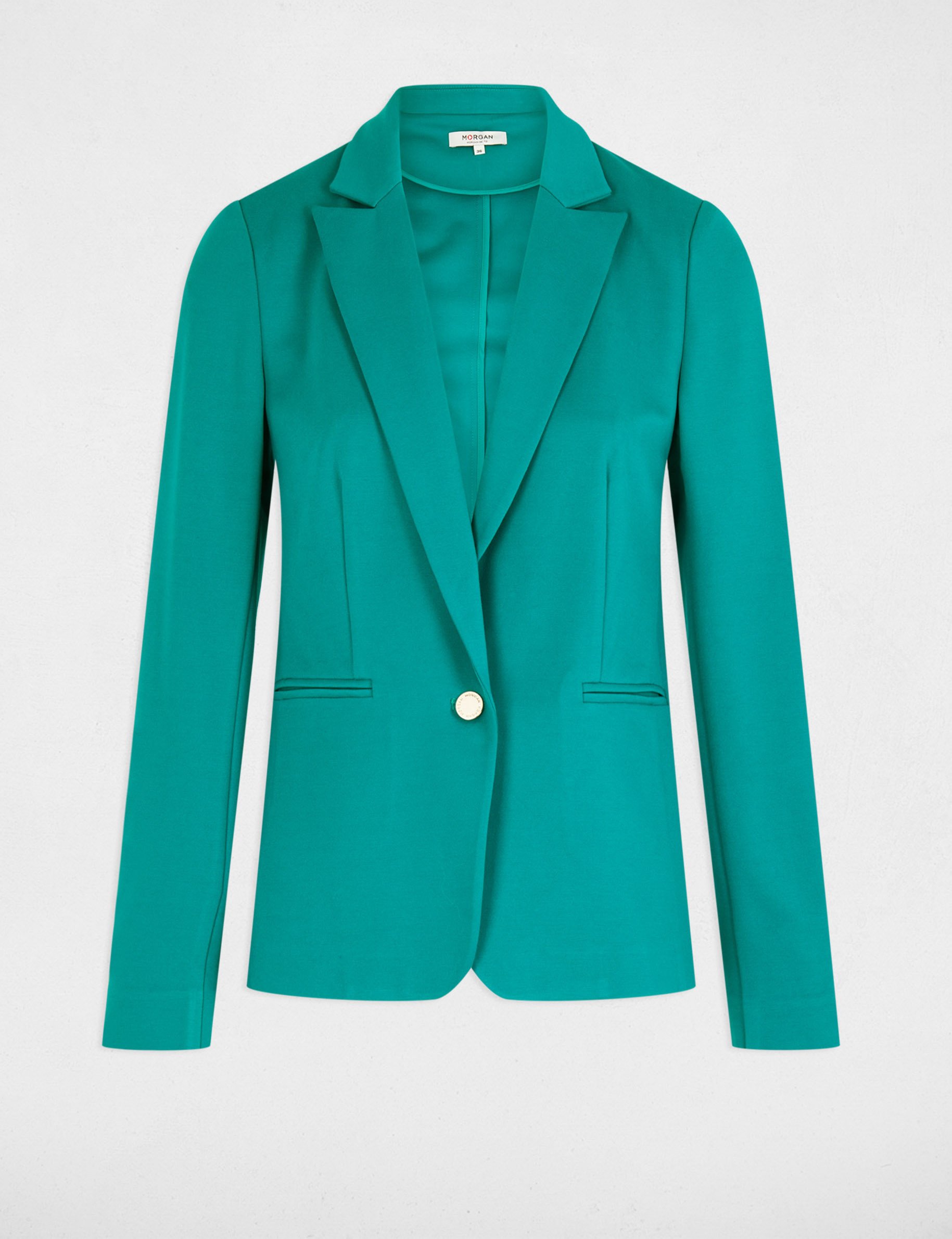 blazer court bleu turquoise femme Blazer court bleu turquoise femme