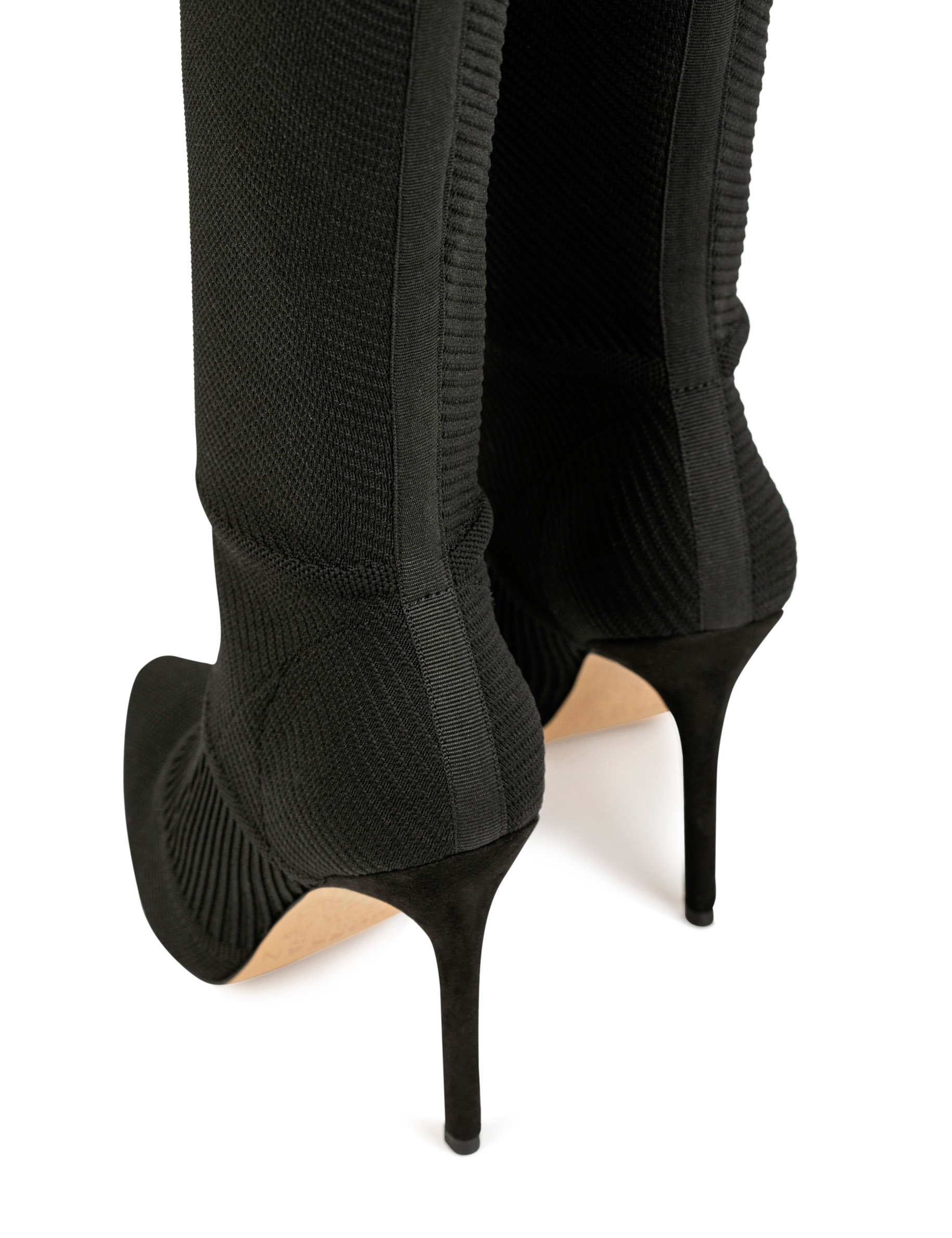 Talon Femme Bottes Talons Aiguilles En Cuir Bottes à Talons