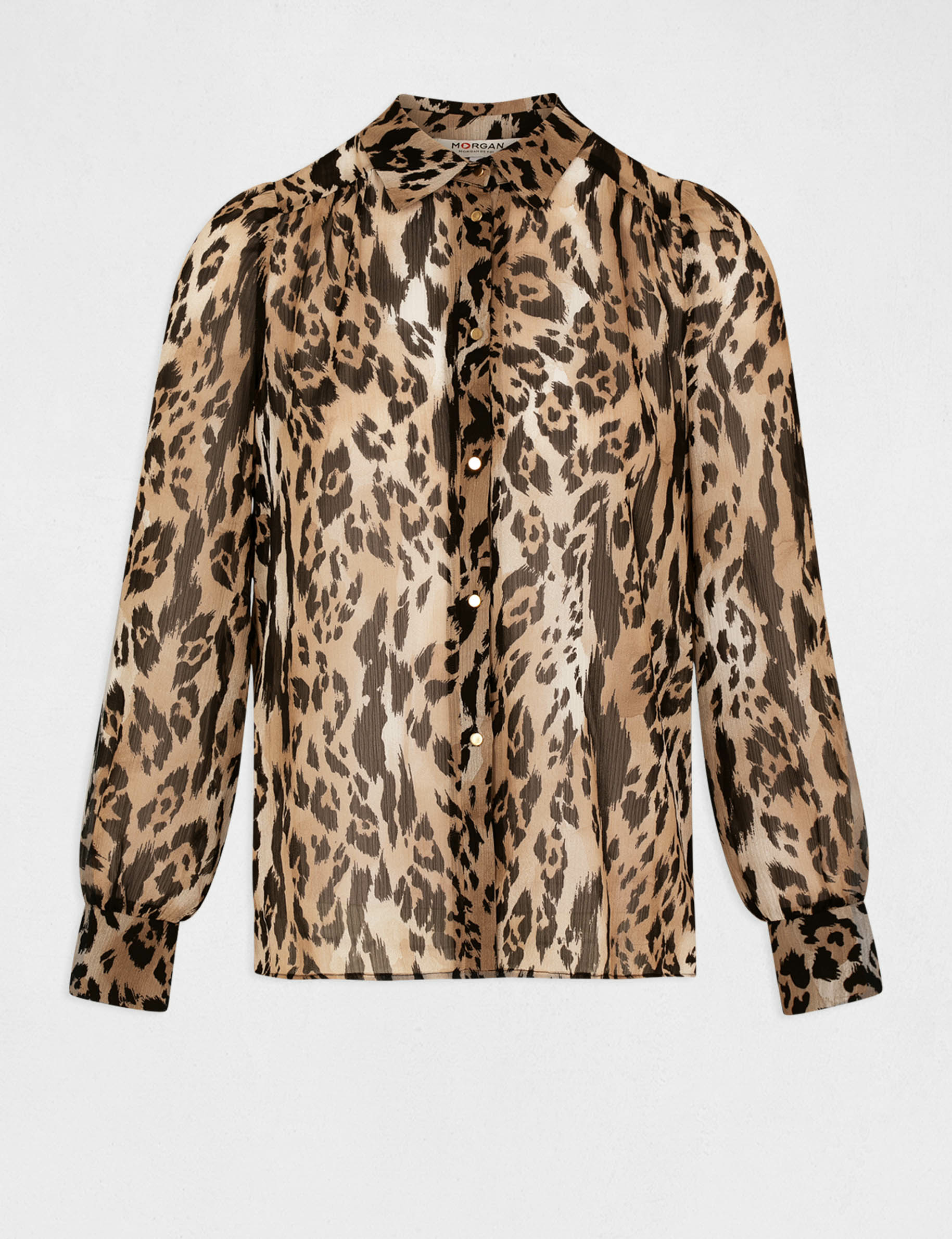 Chemise manches longues imprim e multico femme