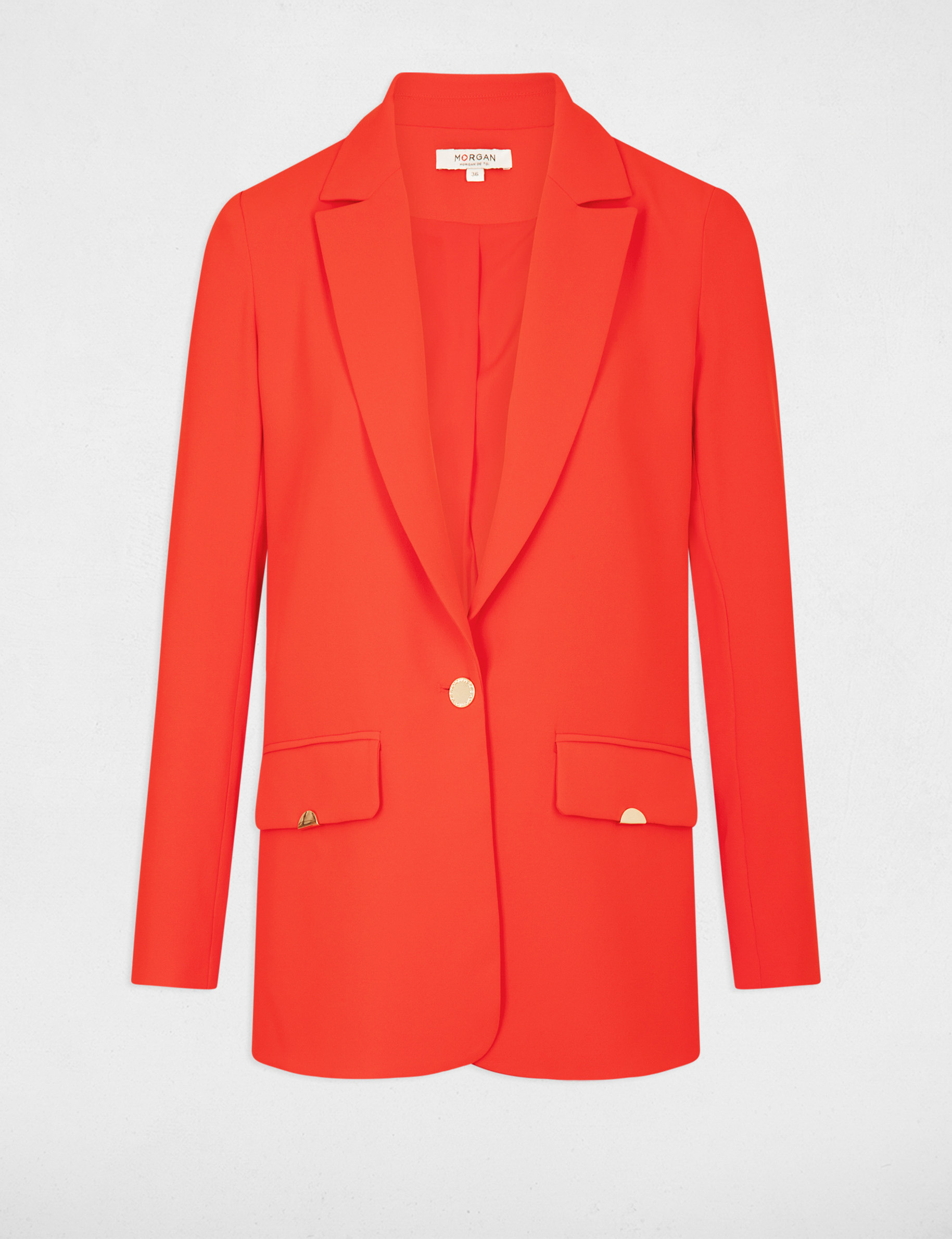 Blazer boutonné femme best sale
