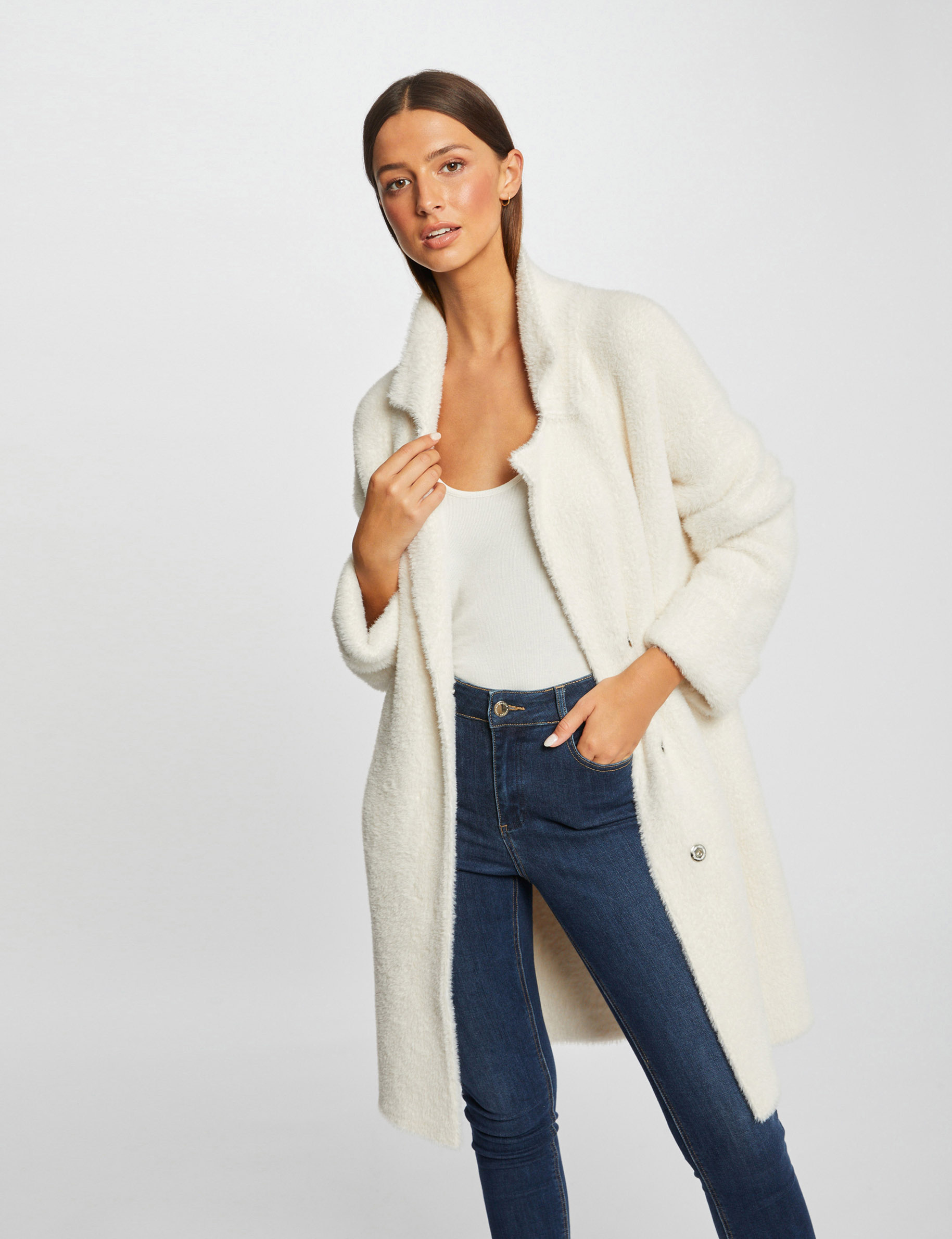 Gilet online maille duveteuse