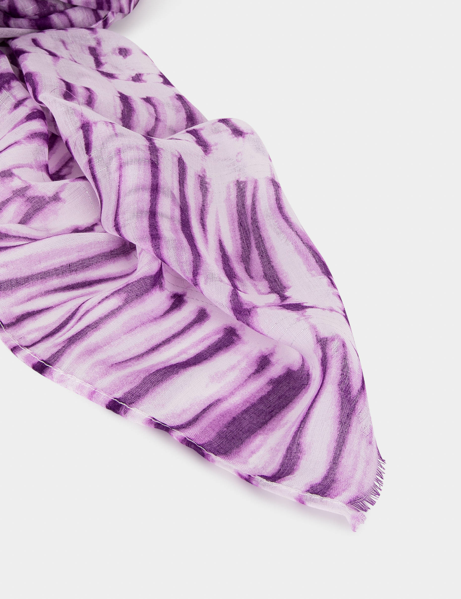 Foulard violet fonce femme