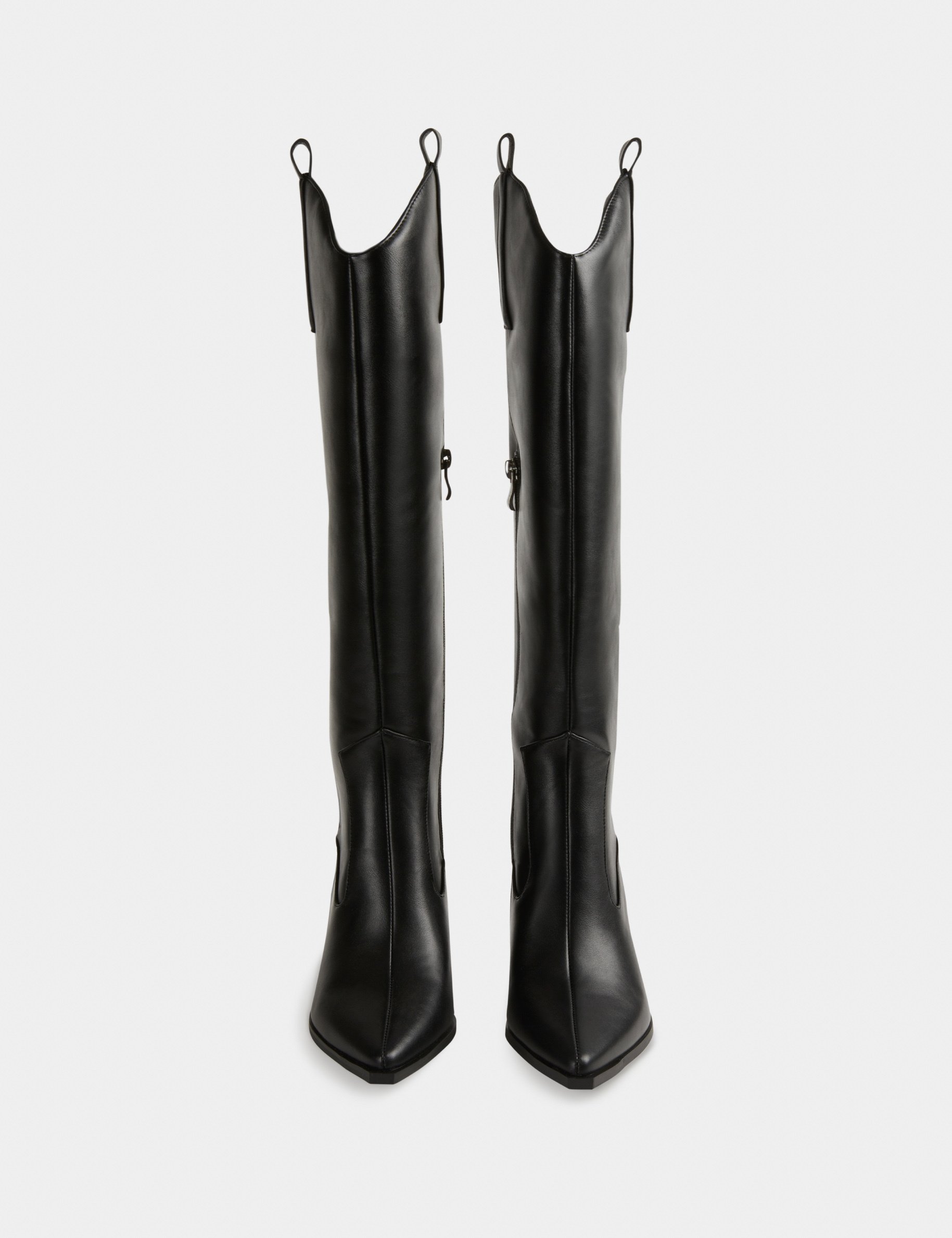 BOTTE SANTIAG NOIR - Bottes Femme