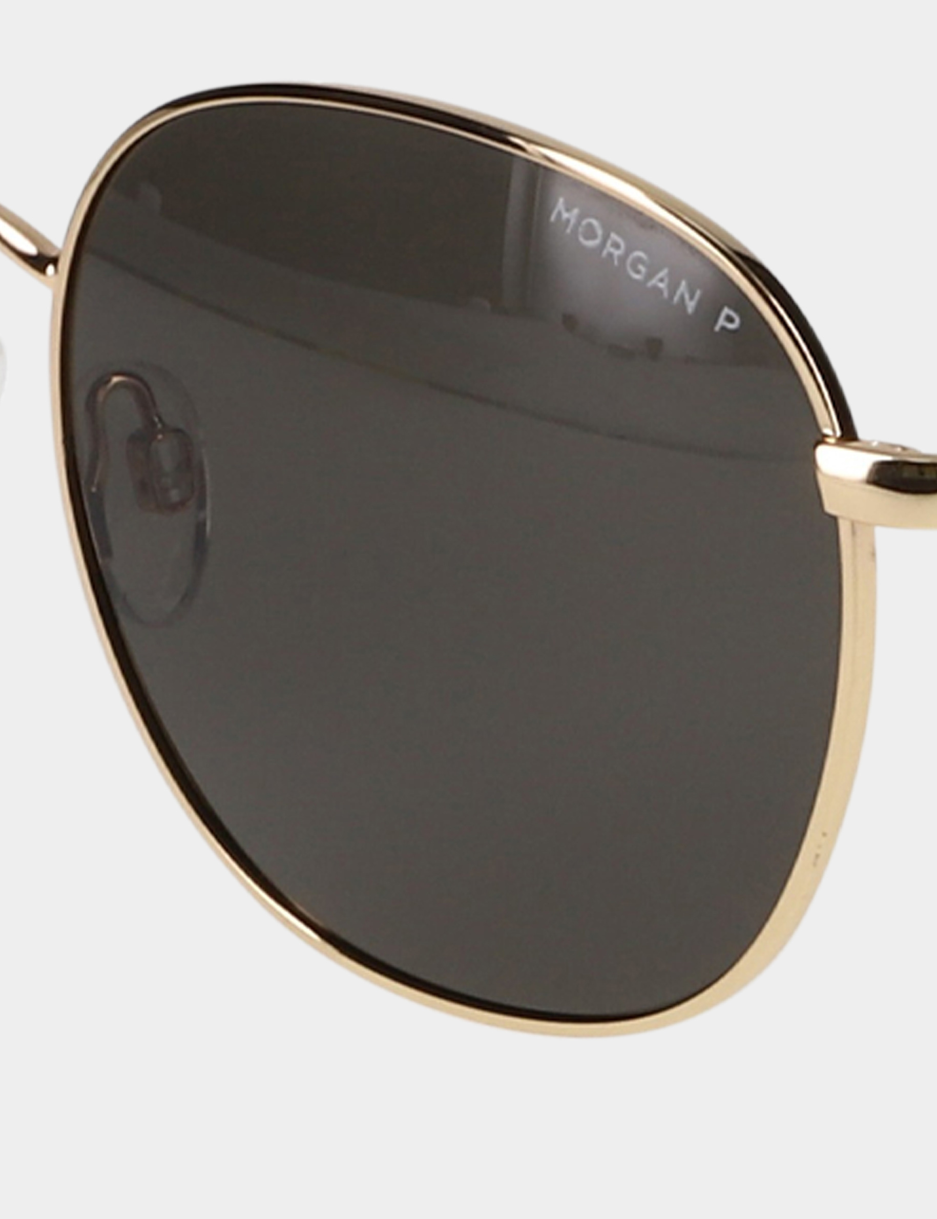 Lunettes de soleil arrondies beige femme Morgan