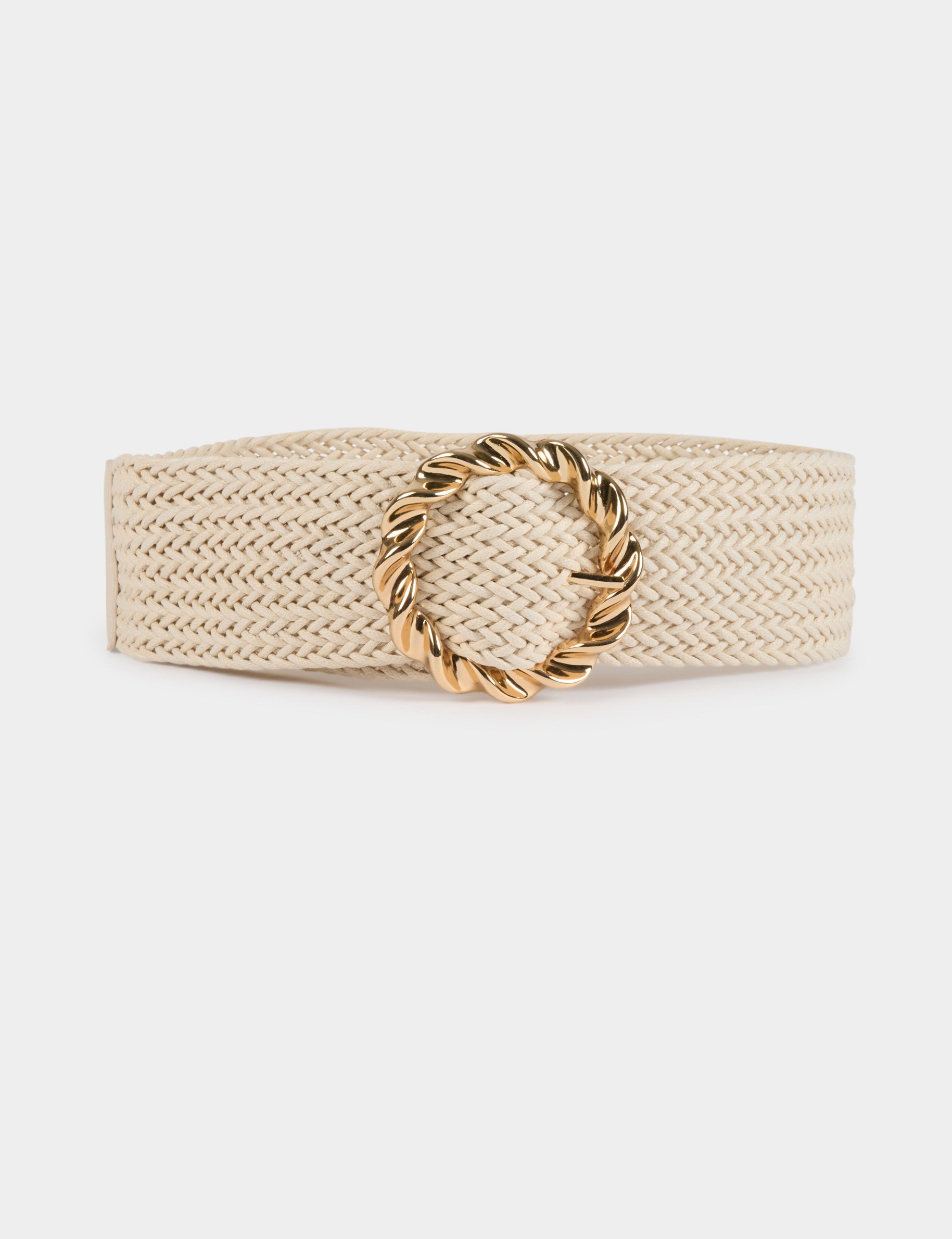 ceinture tressee ivoire femme Ceinture tressée ivoire femme
