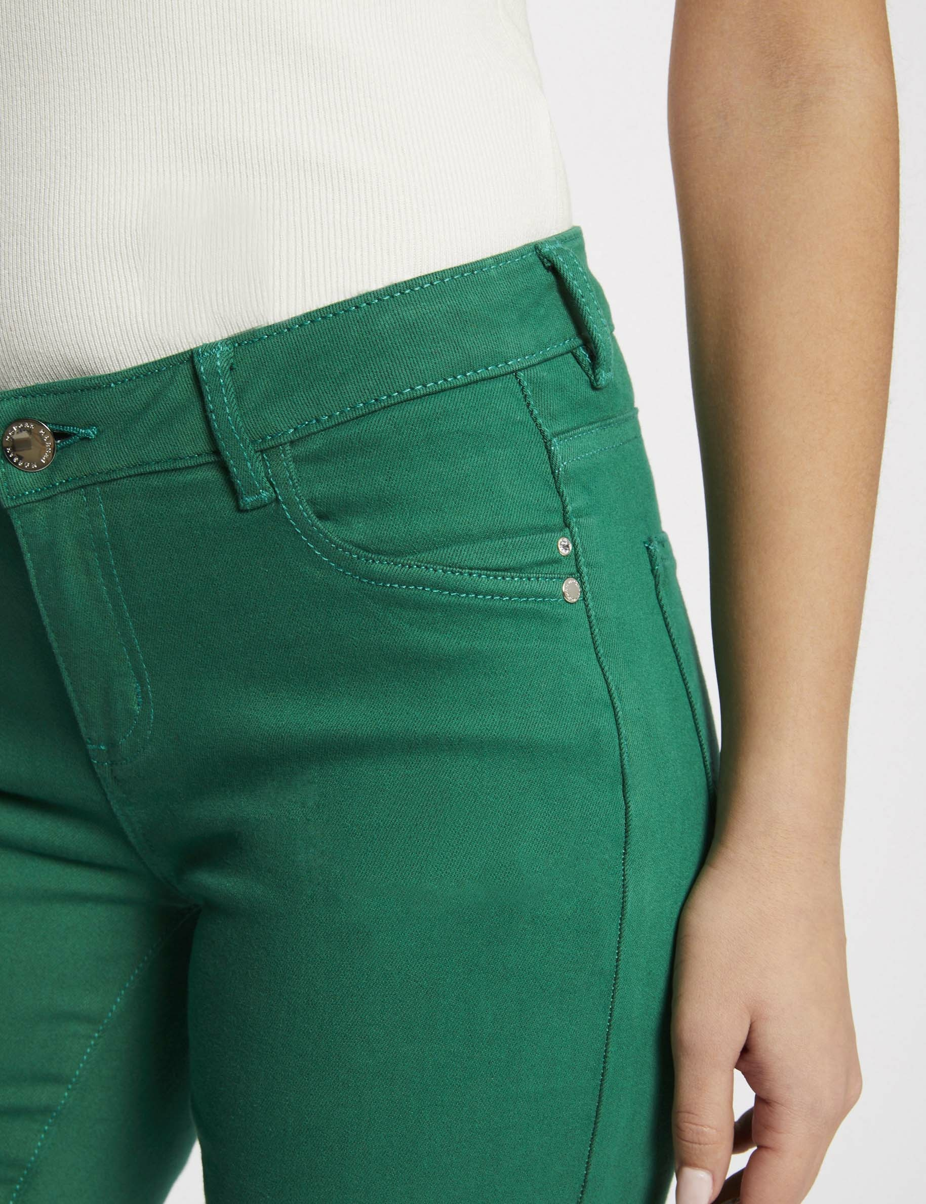 pantalon skinny taille basse vert femme Pantalon skinny taille basse vert femme