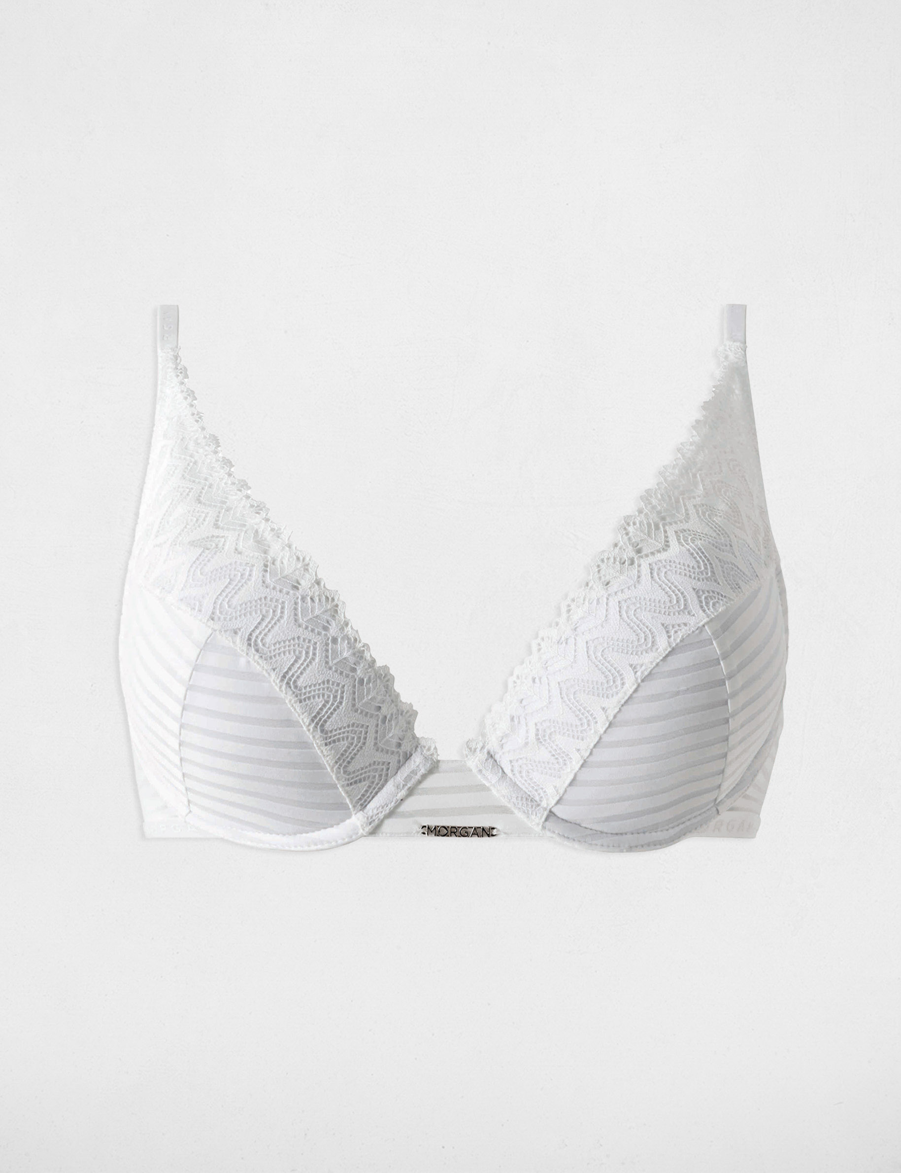 Soutien-gorge &agrave; coques blanc femme