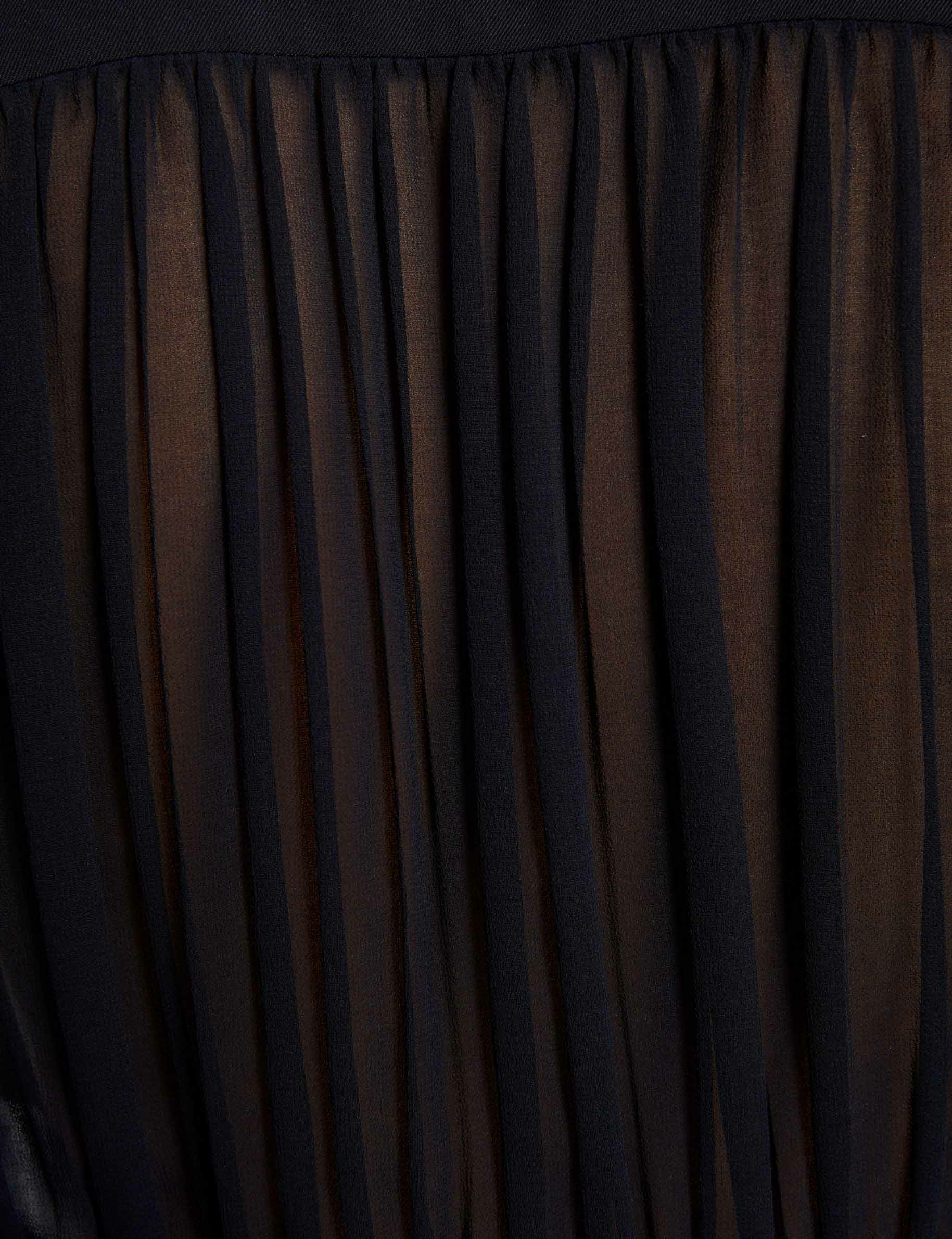 Haut Sans Manches GF FERRE En Dentelle Et Plissé - Noir - Taille S - Neuf Avec étiquettes