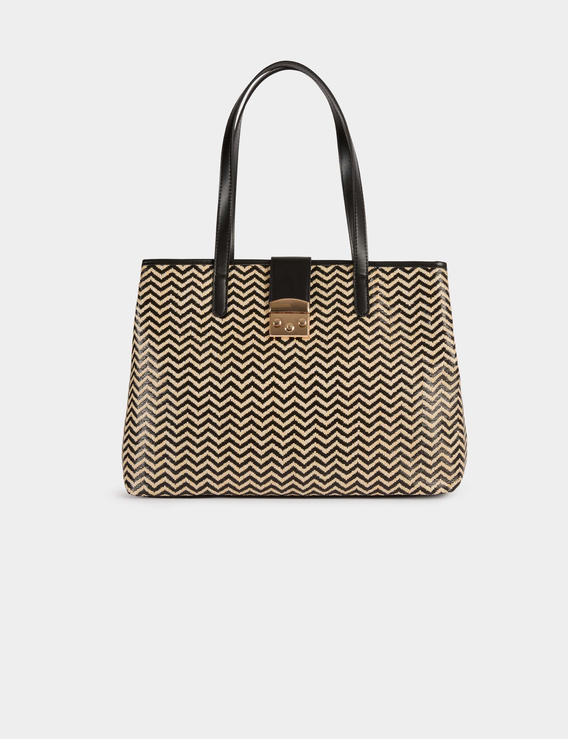 Sac cabas noir femme
