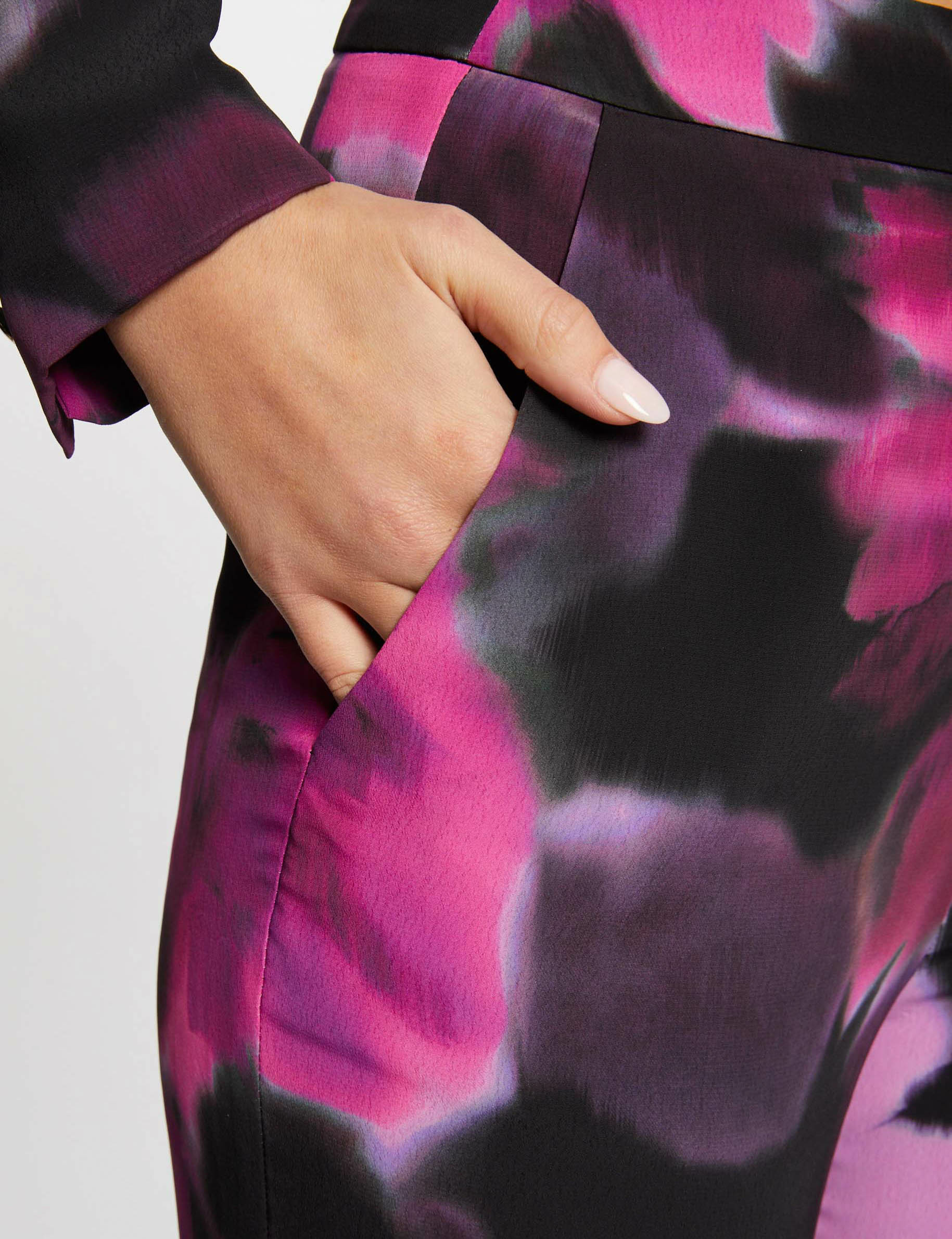 Pantalon large fluide imprimé floral multico femme Pantalon large fluide imprimé floral multico femme