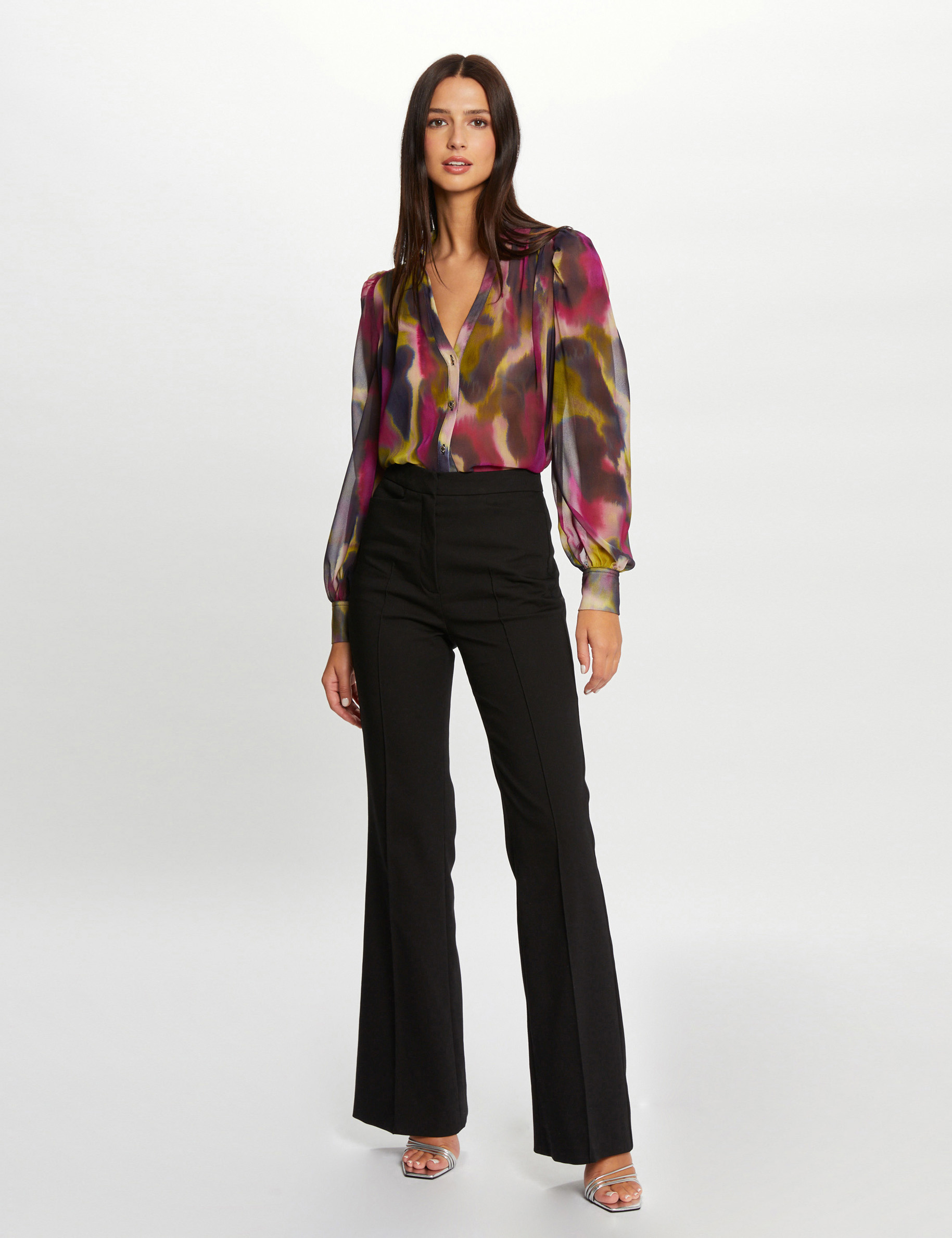 Pantalon flare on sale femme