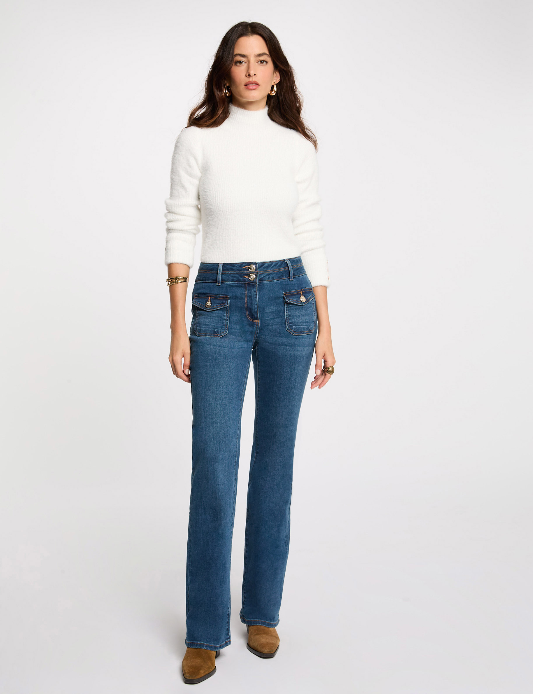 Pantalon Bootcut Pantalon A La Mode Femme 2018 Jeans Bootcut