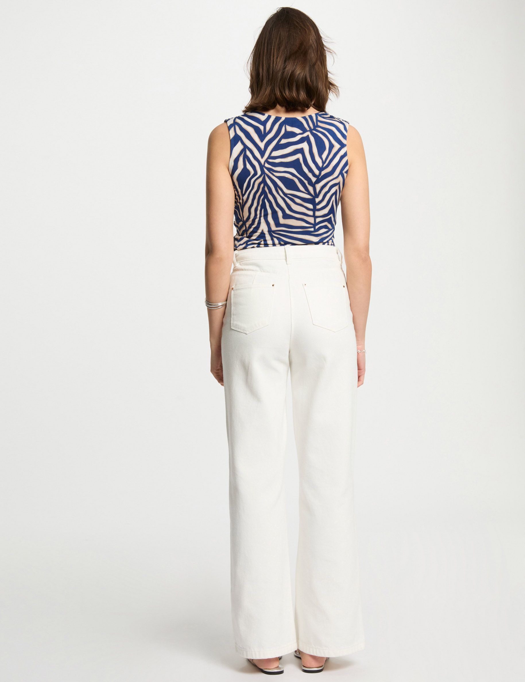 debardeur sans manches blanc femme Débardeur sans manches blanc femme