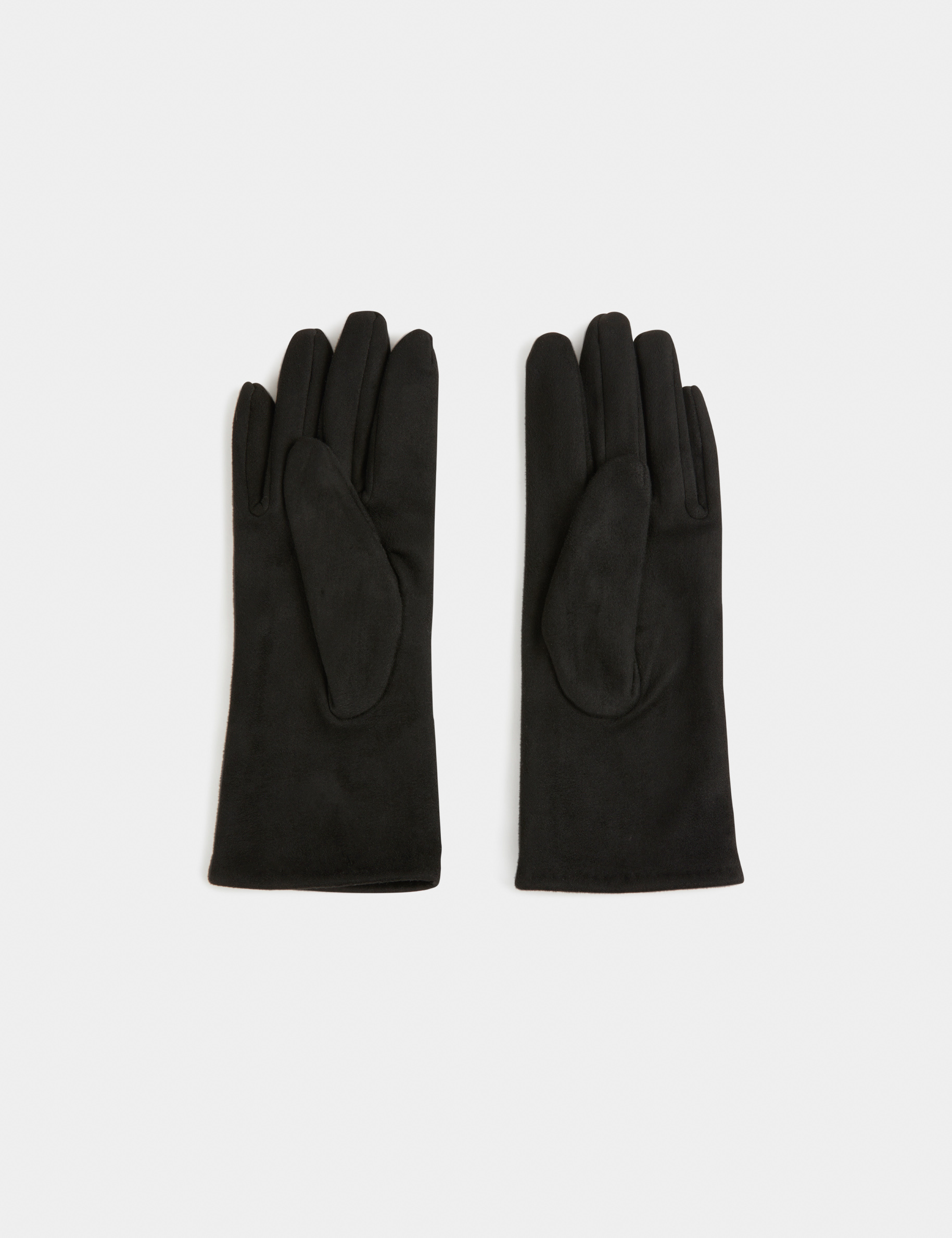 gants avec strass noir femme Gants avec strass noir femme
