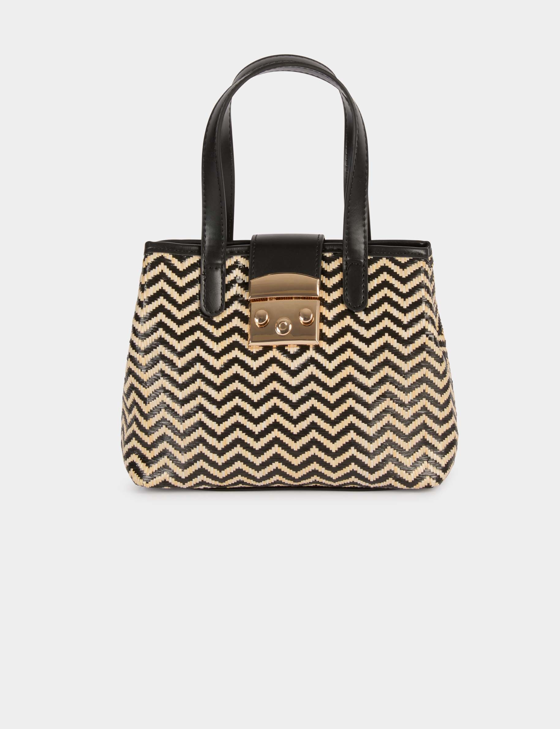 Sac cabas noir femme