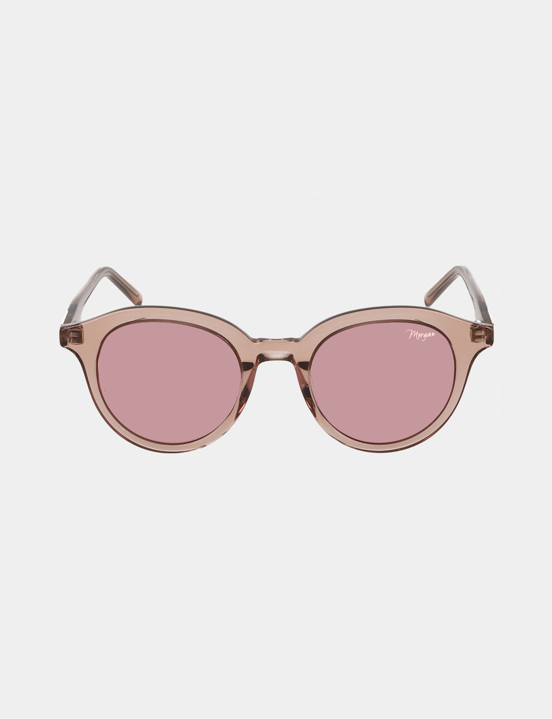 Lunettes de soleil rondes rose femme